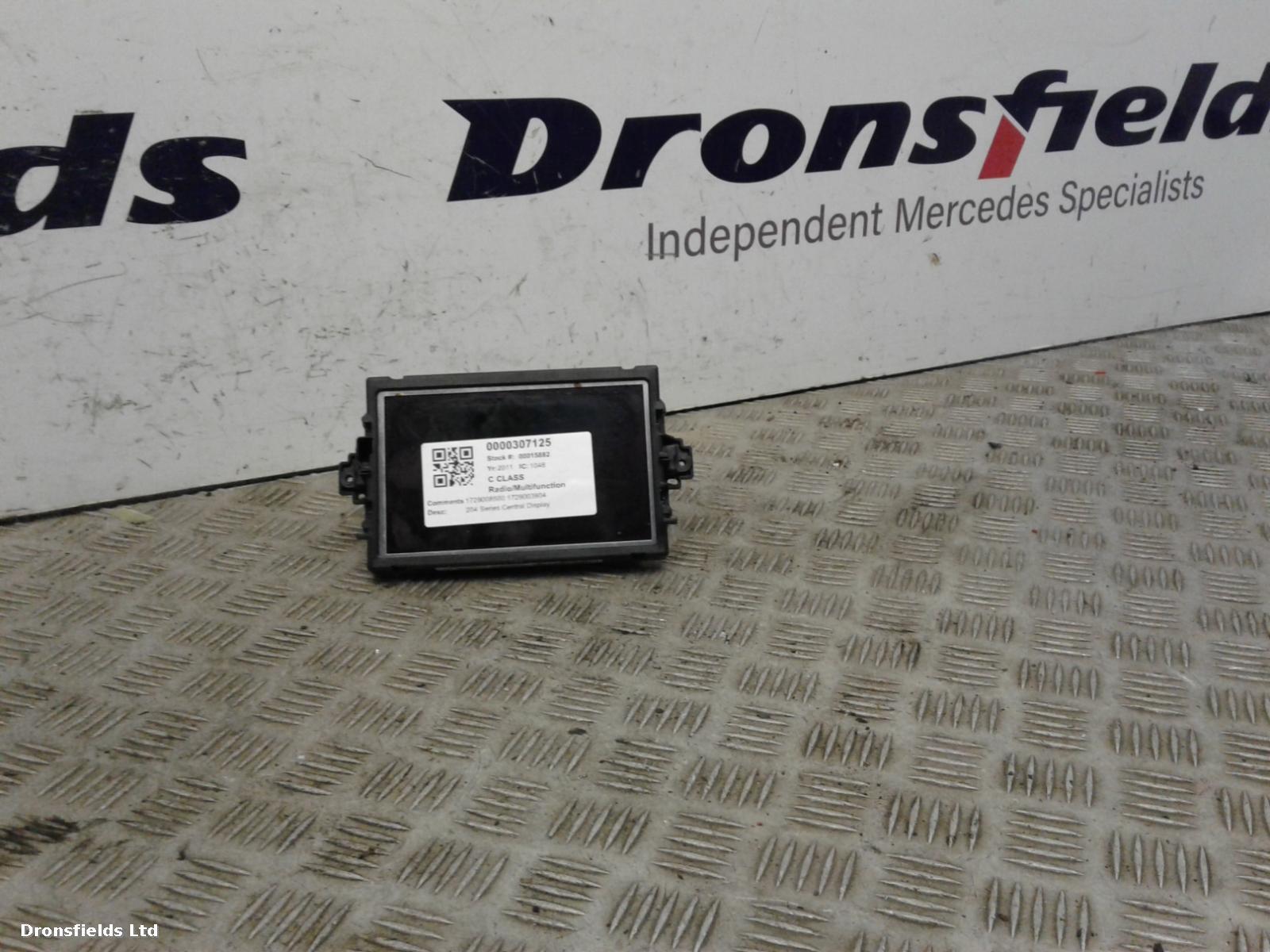 View Auto part Radio Display Mercedes C Class 2011