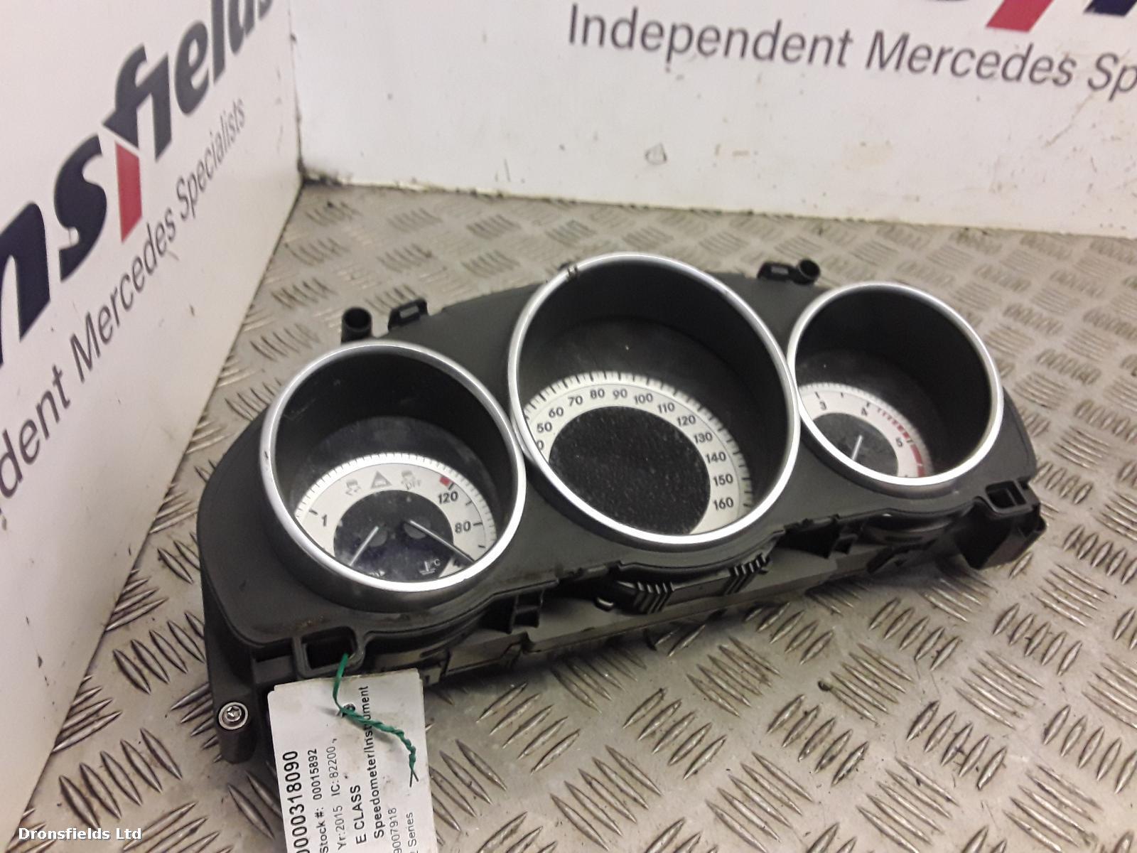 View Auto part Speedometer Mercedes E Class 2015