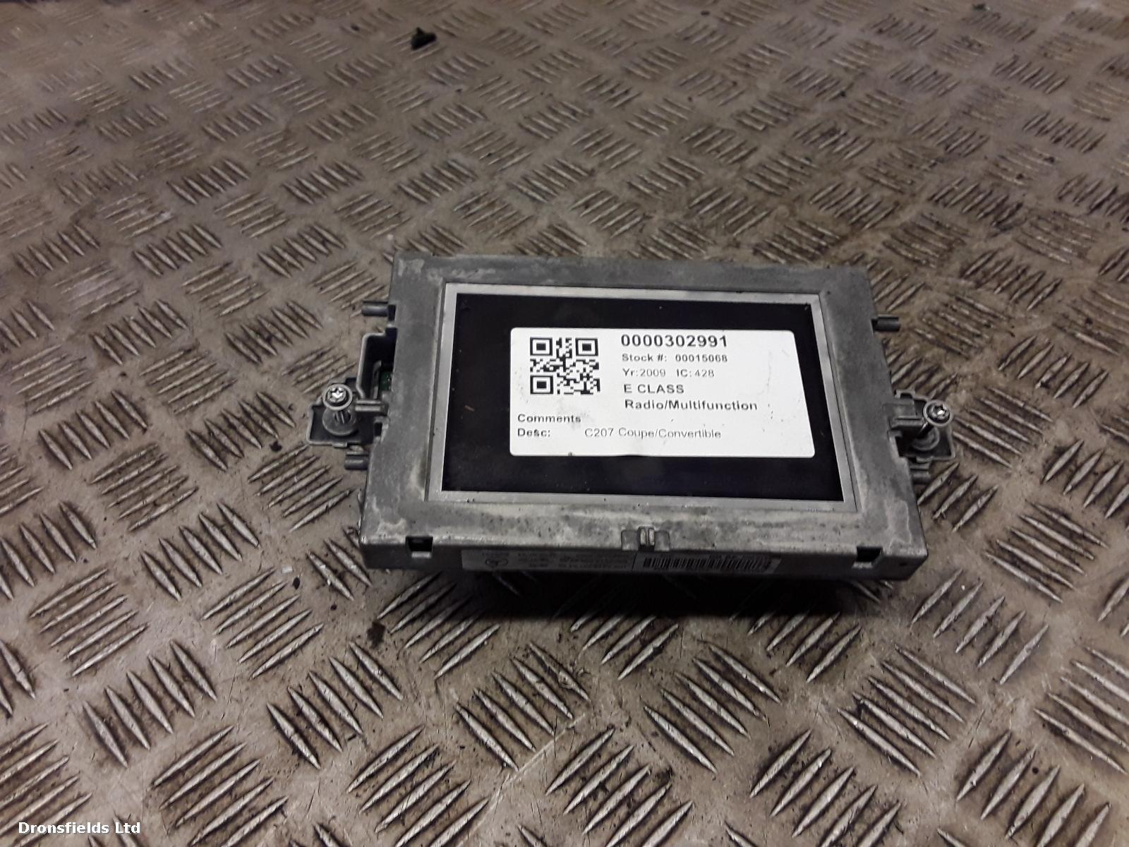View Auto part Radio Display Mercedes E Class 2009