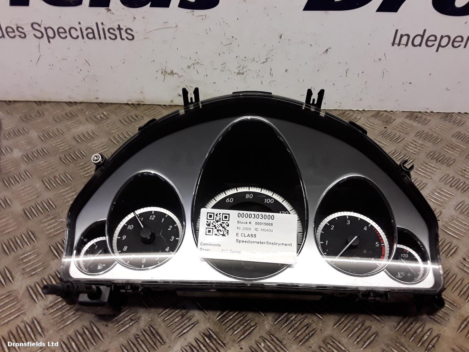 View Auto part Speedometer Mercedes E Class 2009
