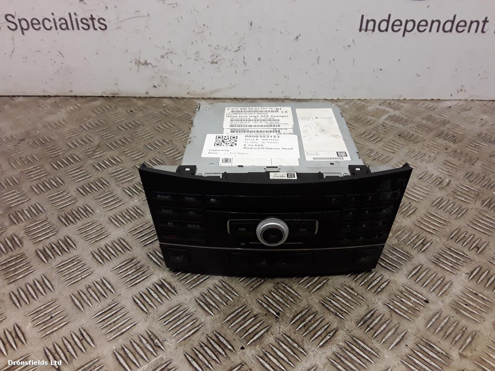 View Auto part A/V Equipment Mercedes E Class 2009