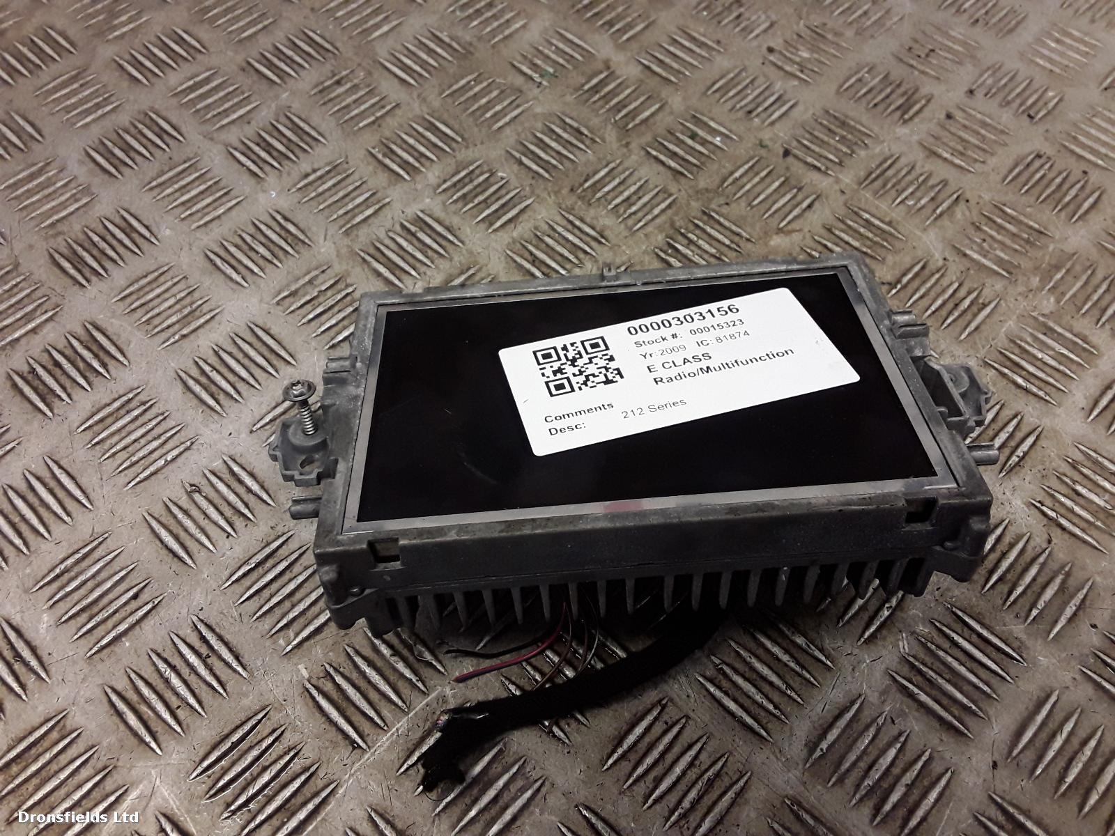 View Auto part Radio Display Mercedes E Class 2009