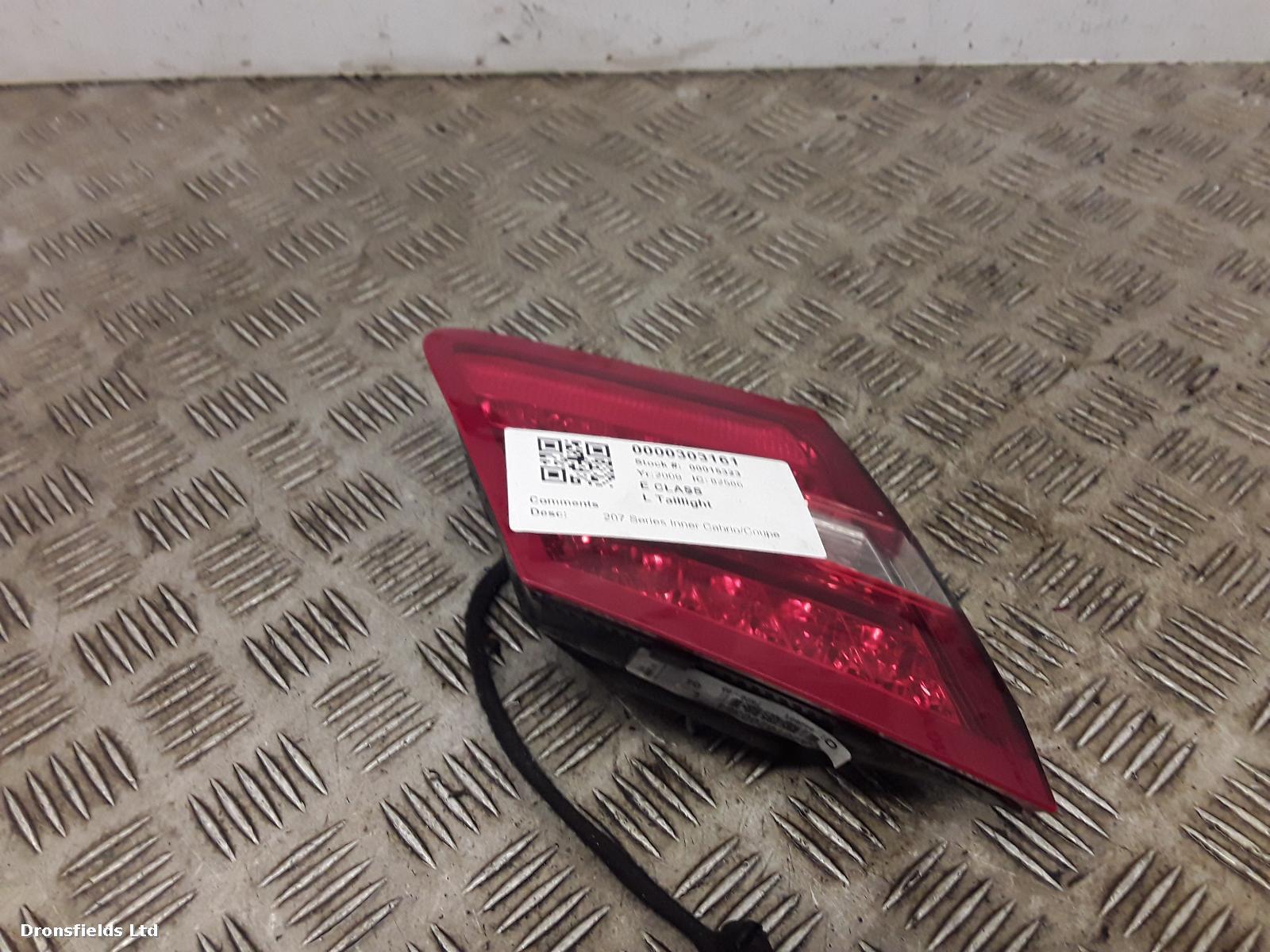 View Auto part L Taillight Mercedes E Class 2009
