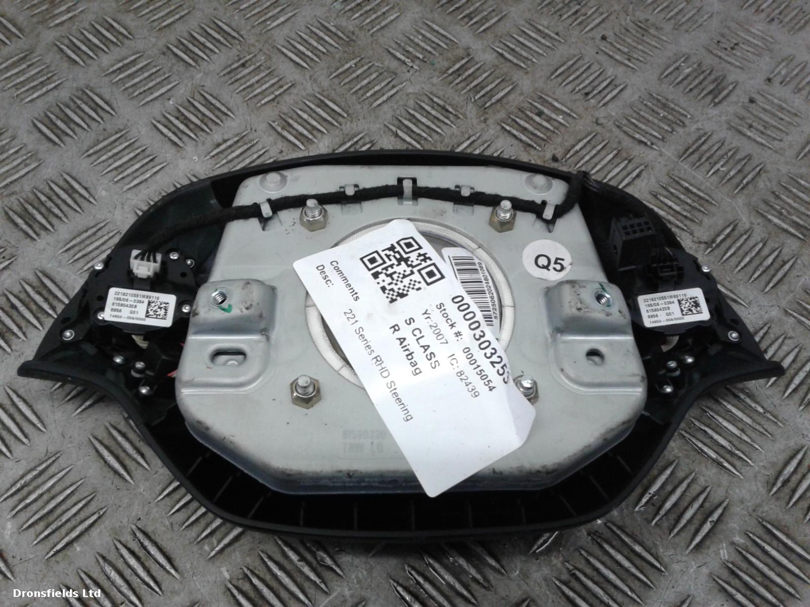 View Auto part R Air Bag Mercedes S Class 2007