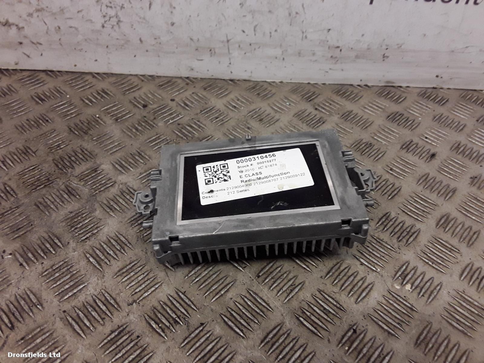 View Auto part Radio Display Mercedes E Class 2010
