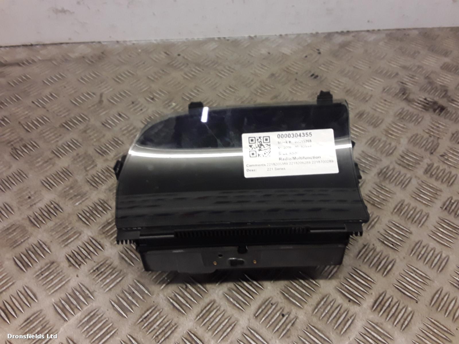 View Auto part Radio Display Mercedes S Class 2006