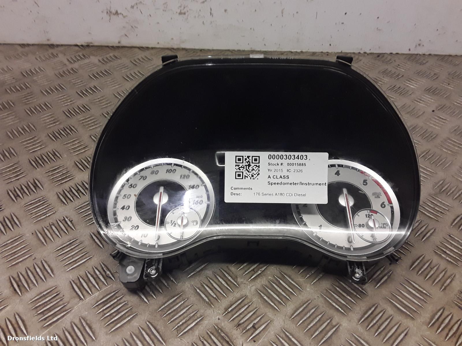 View Auto part Speedometer Mercedes A Class 2015