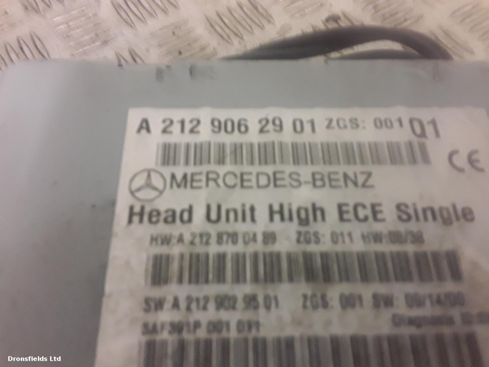 View Auto part A/V Equipment Mercedes E Class 2010