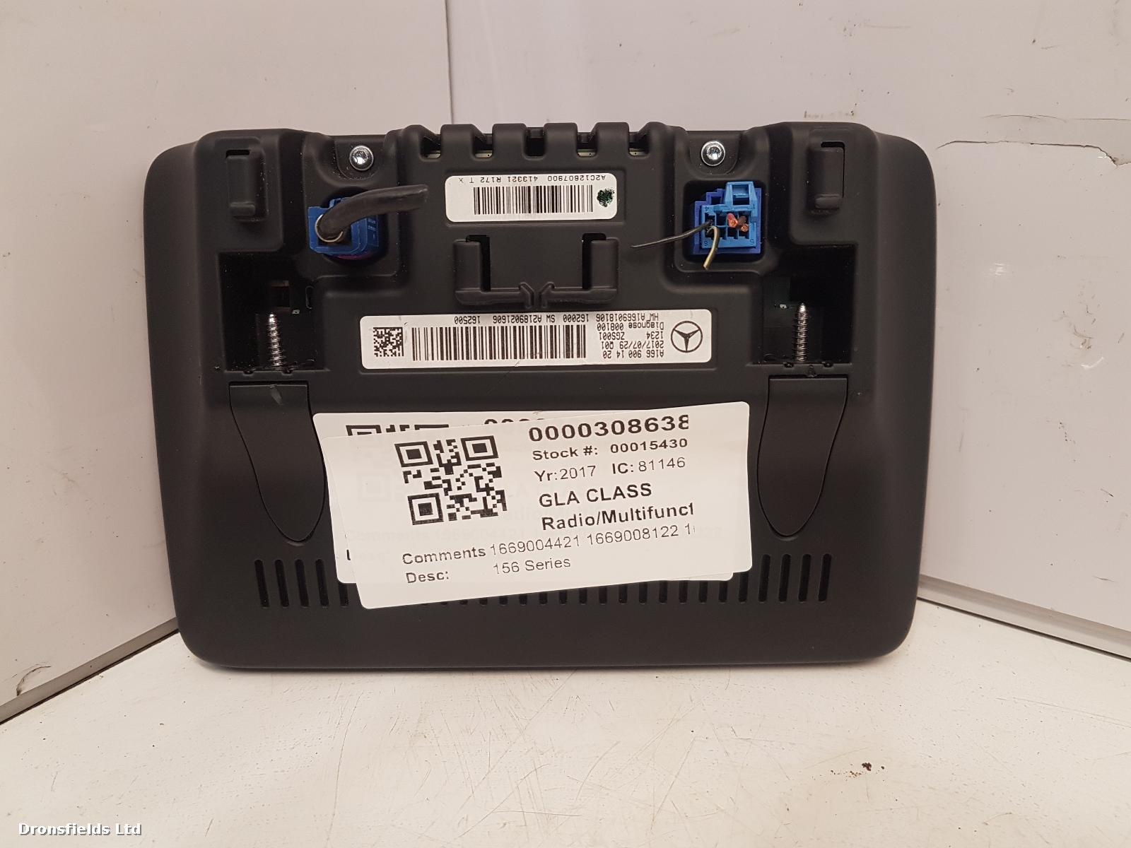 View Auto part Radio Display Mercedes Gla Class 2017