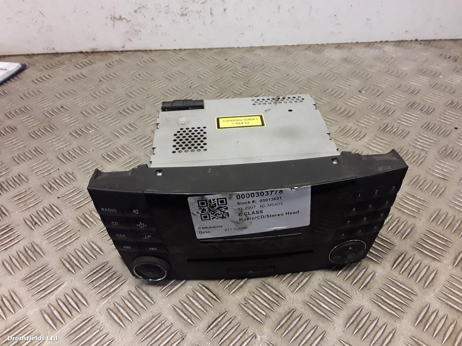 View Auto part A/V Equipment Mercedes E Class 2007