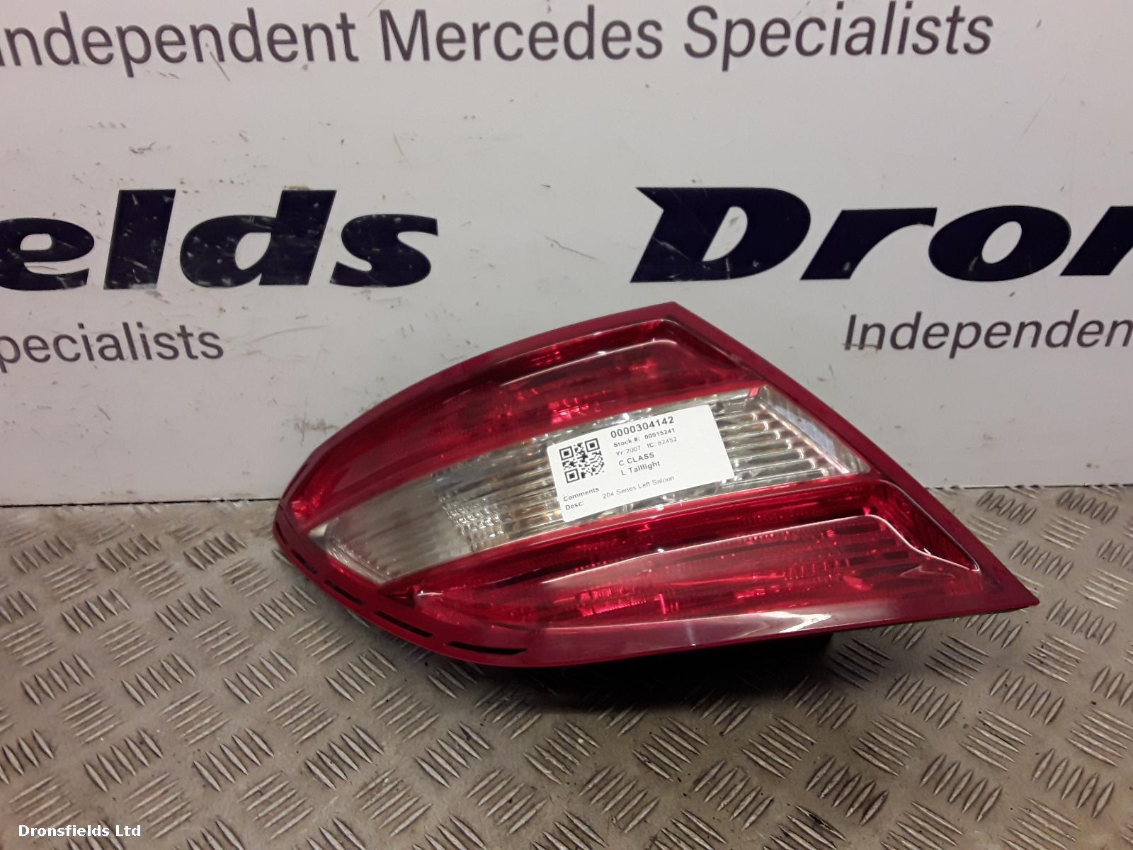 View Auto part L Taillight Mercedes C Class 2007