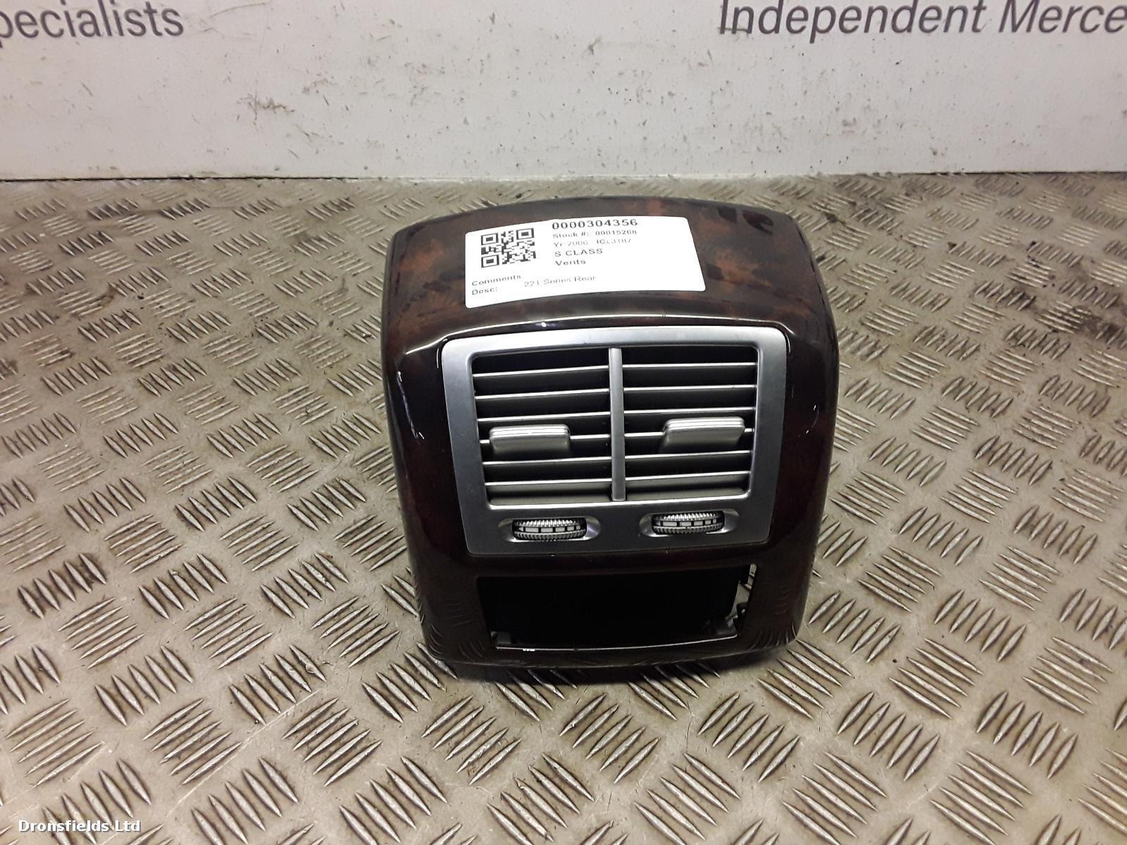 View Auto part Vents Mercedes S Class 2006