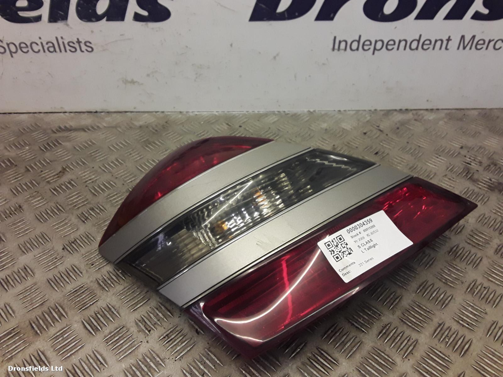 View Auto part L Taillight Mercedes S Class 2006