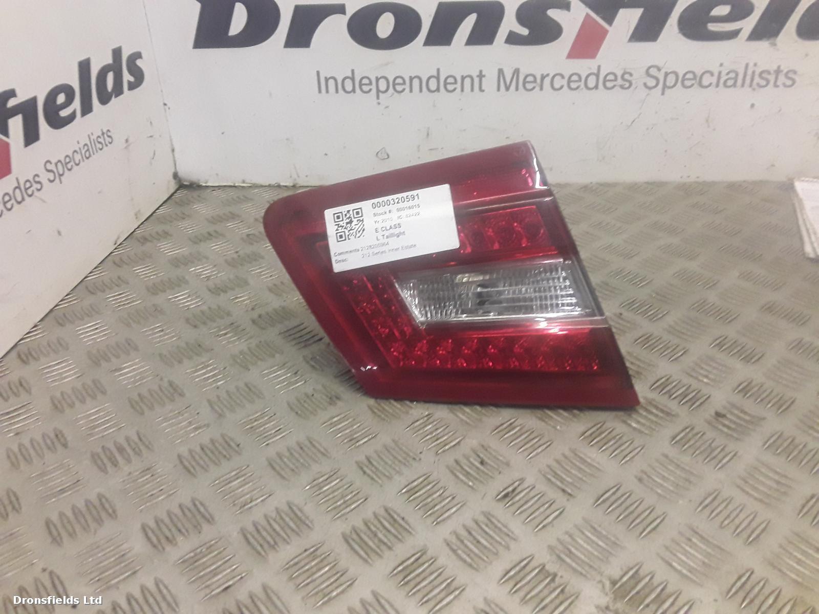 View Auto part L Taillight Mercedes E Class 2010