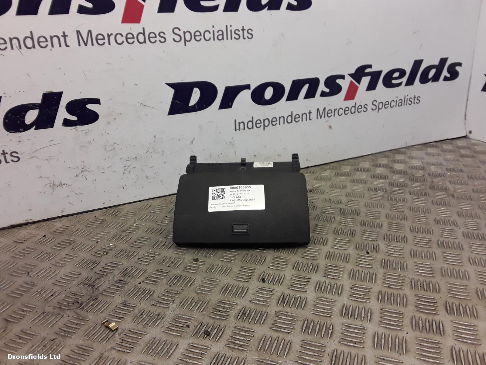 View Auto part Radio Display Mercedes C Class 2010