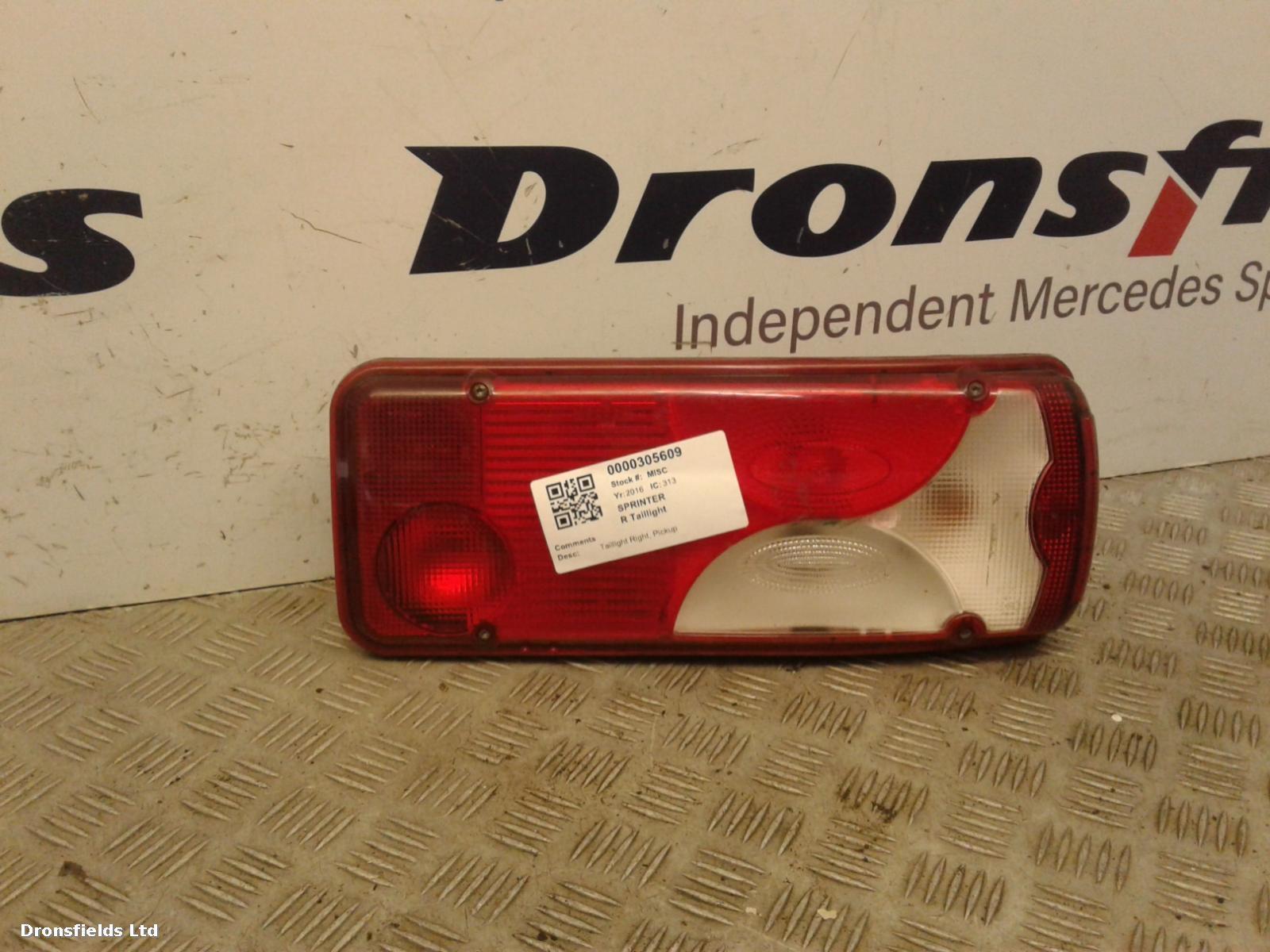 View Auto part R Taillight Mercedes Sprinter 2016
