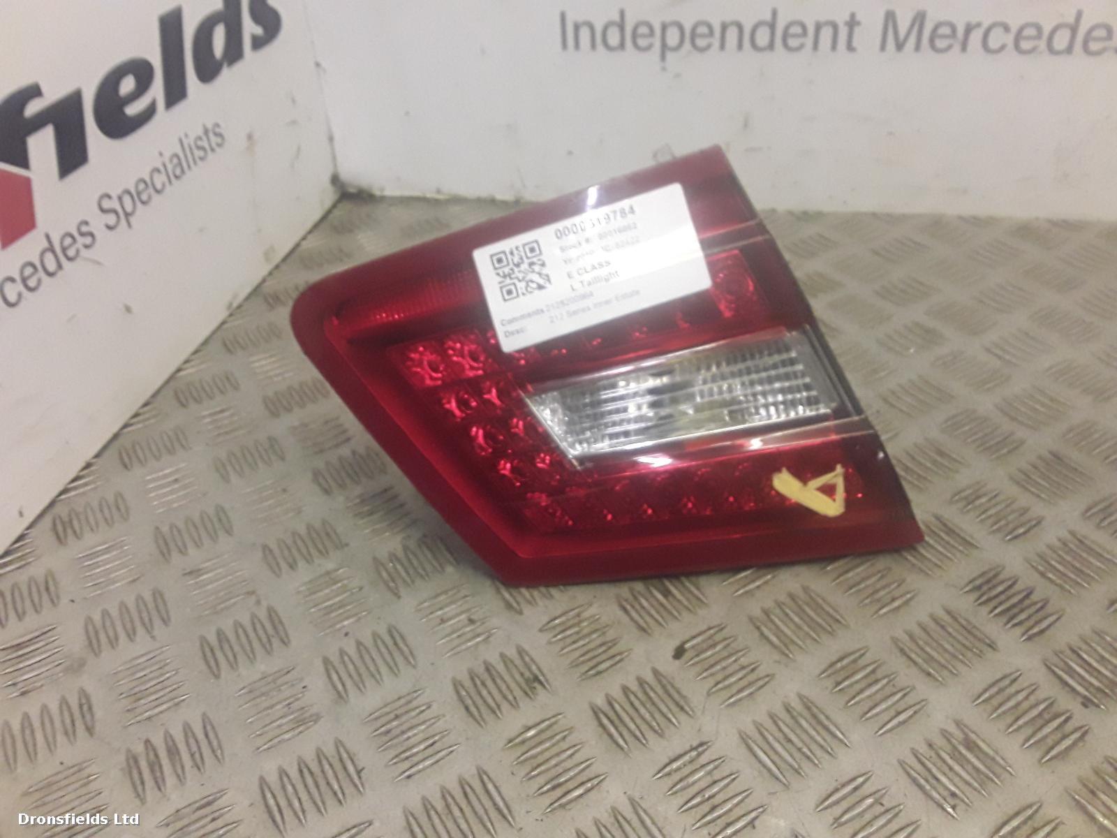 View Auto part L Taillight Mercedes E Class 2010