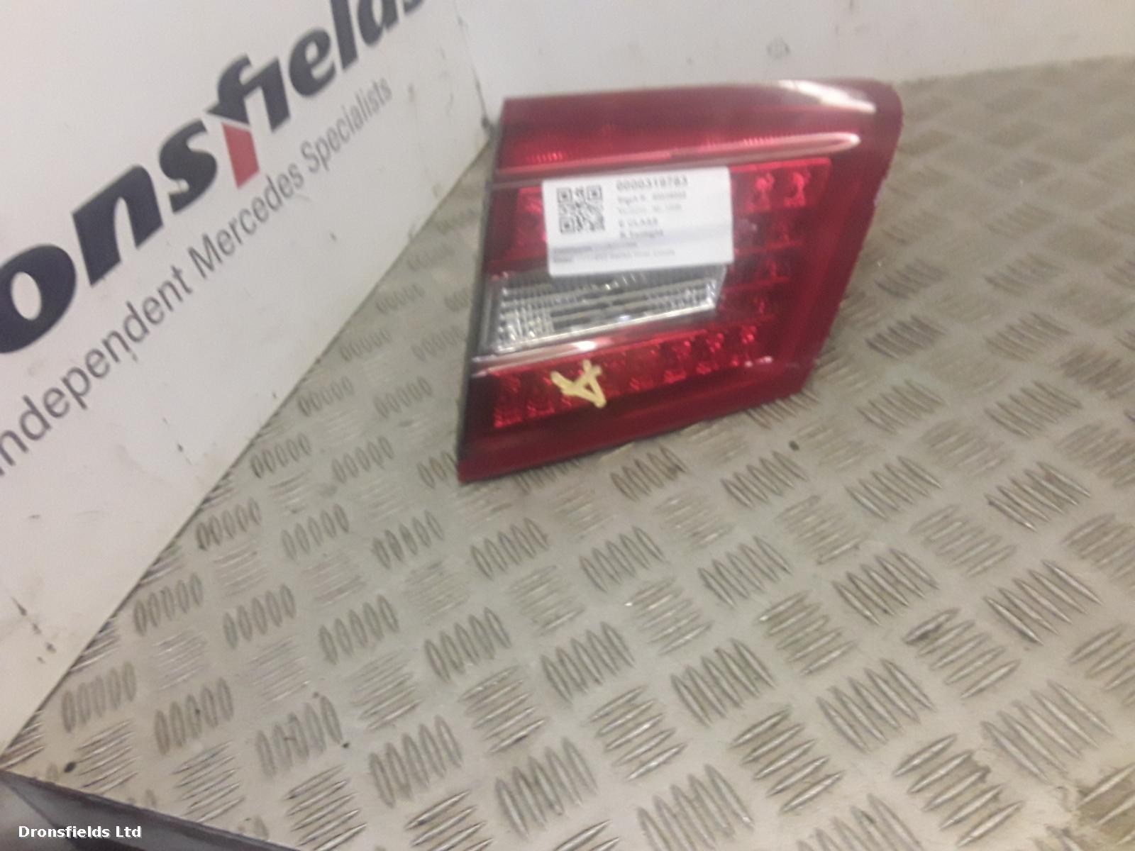 View Auto part R Taillight Mercedes E Class 2010