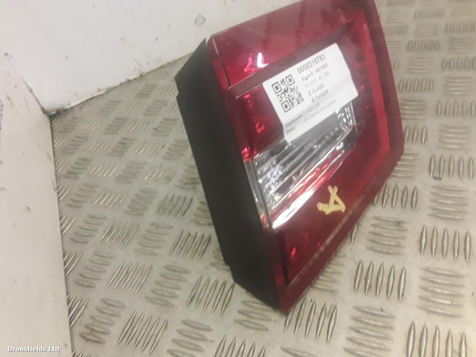 View Auto part R Taillight Mercedes E Class 2010