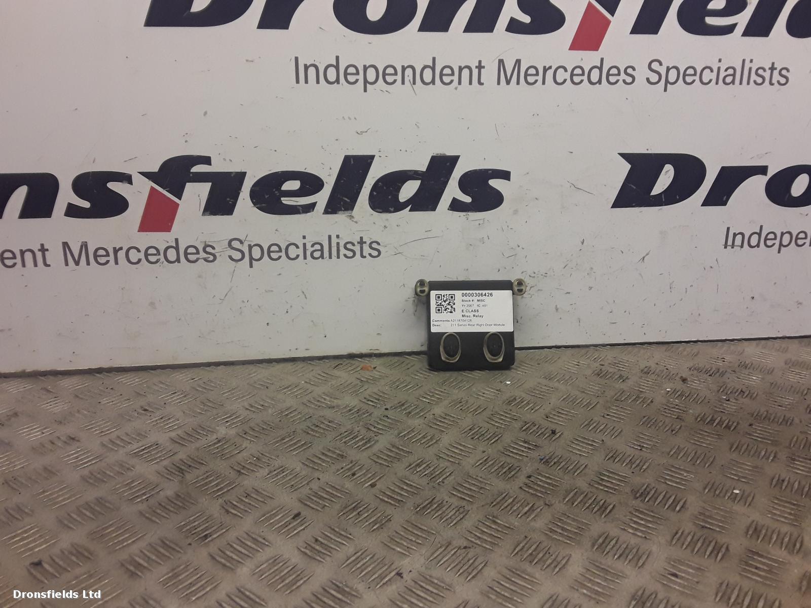 View Auto part Misc. Relay Mercedes E Class 2007