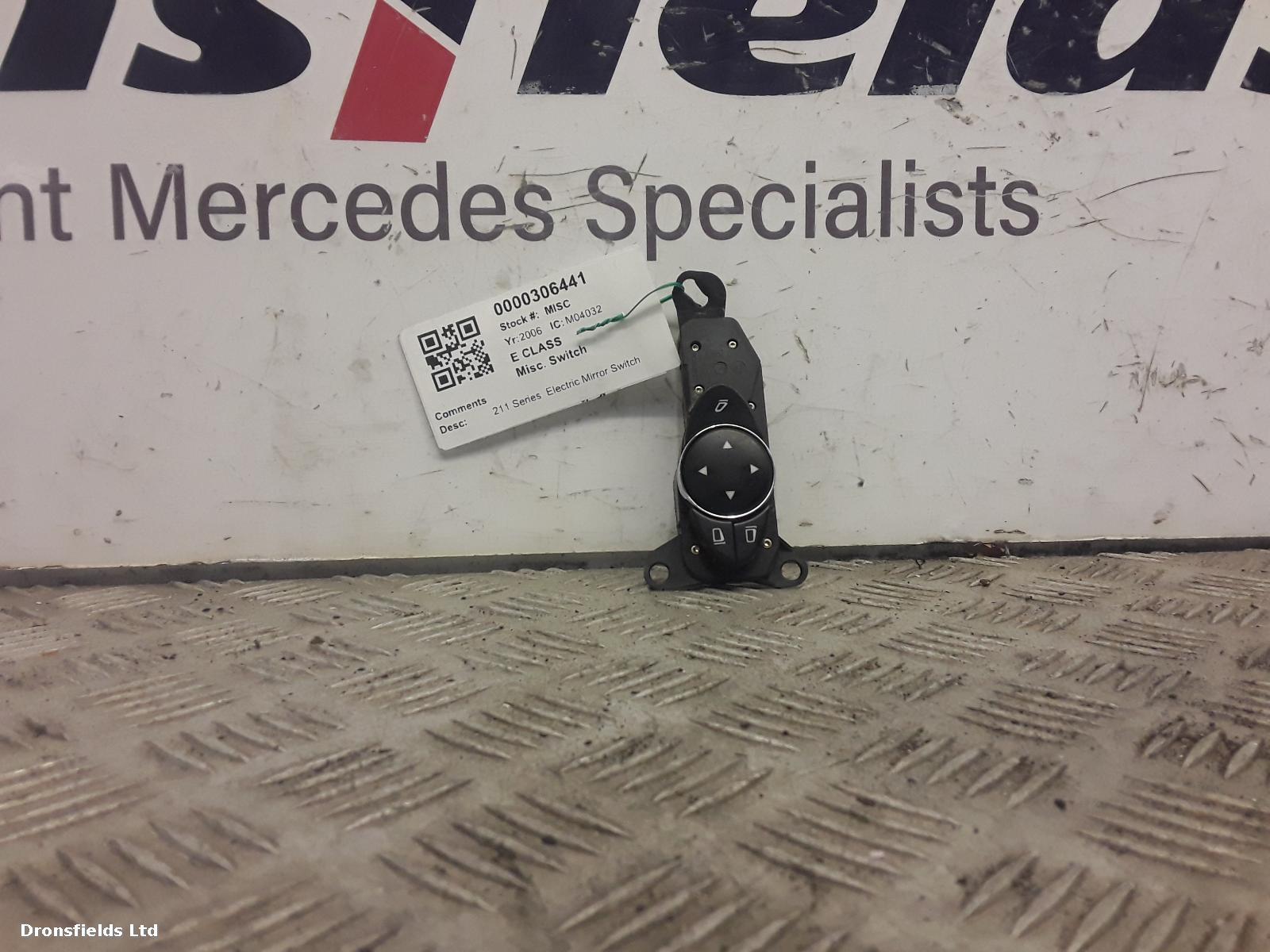 View Auto part Misc Switch Mercedes E Class 2006