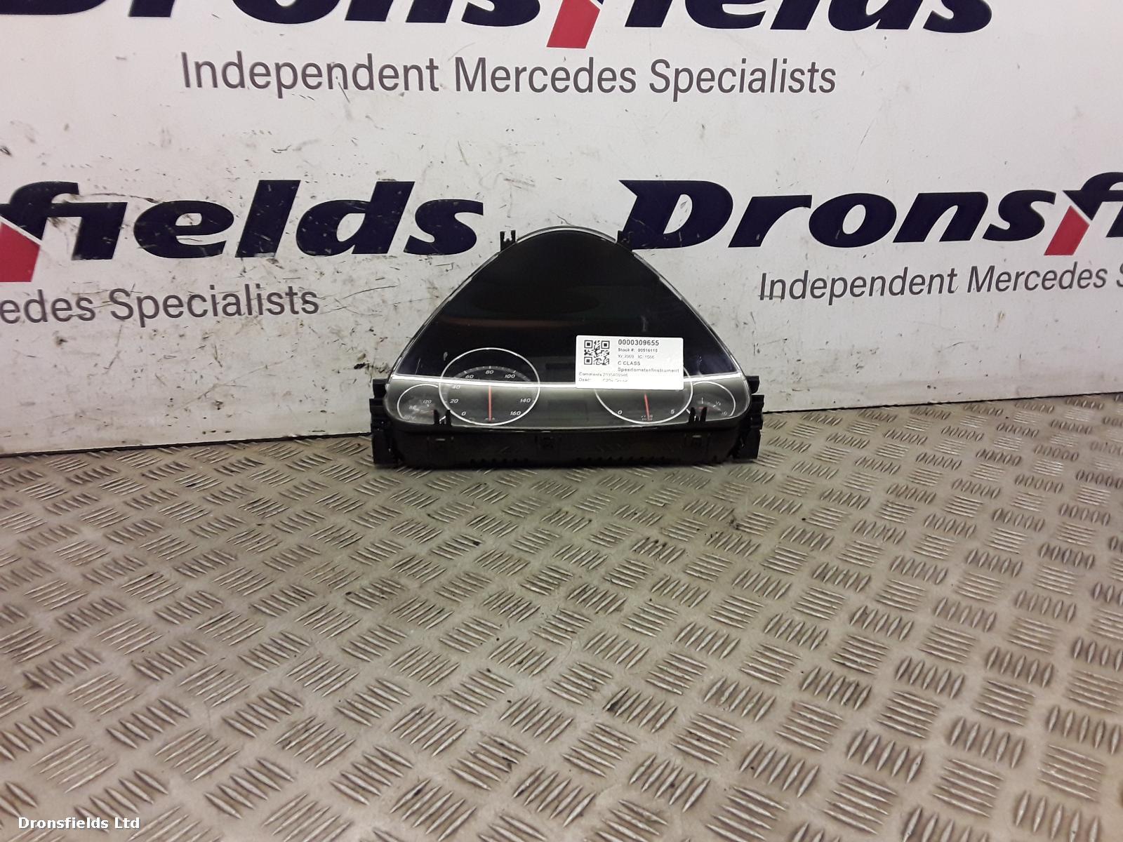 View Auto part Speedometer Mercedes C Class 2009