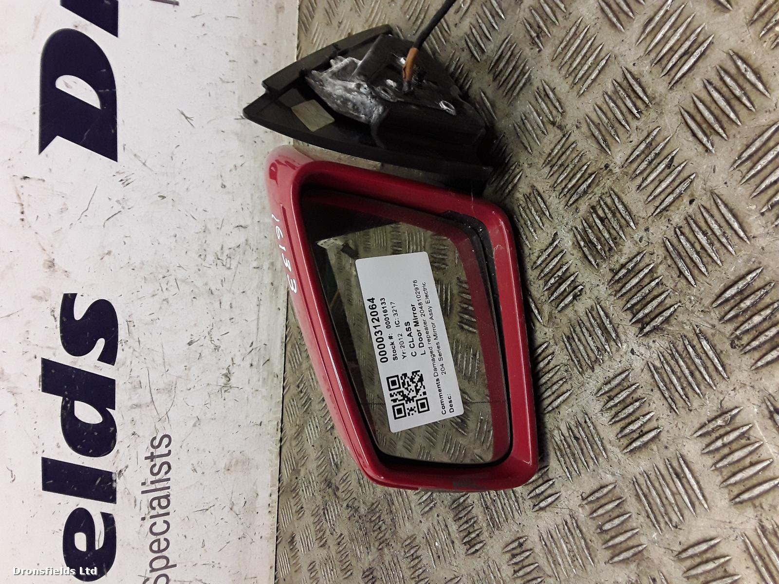 View Auto part L Door Mirror Mercedes C Class 2012