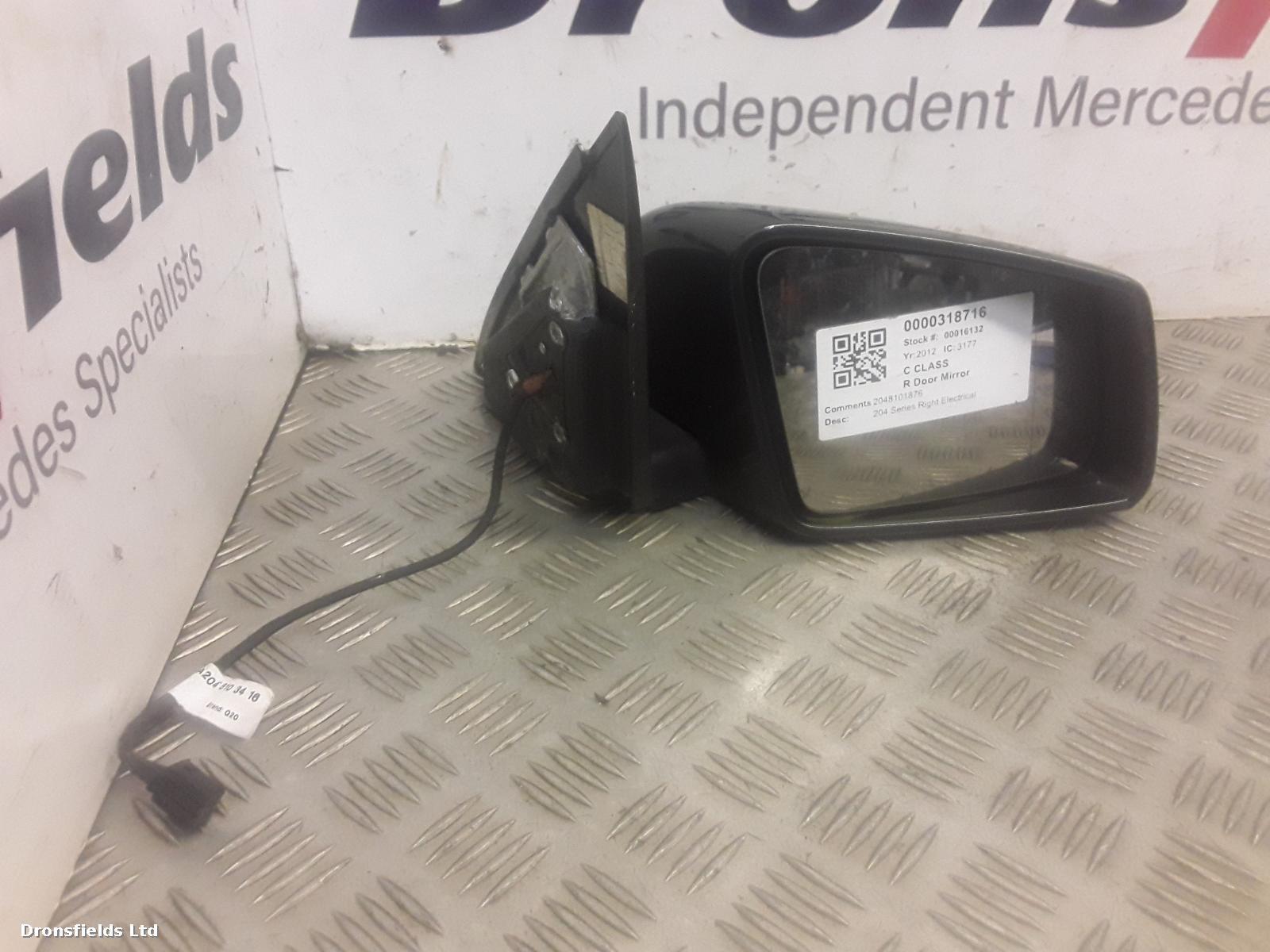 View Auto part R Door Mirror Mercedes C Class 2012