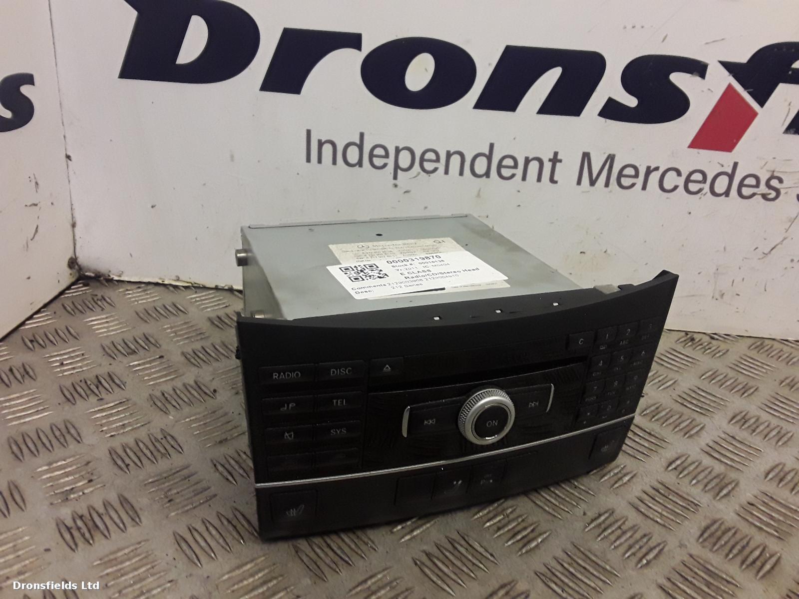 View Auto part A/V Equipment Mercedes E Class 2011