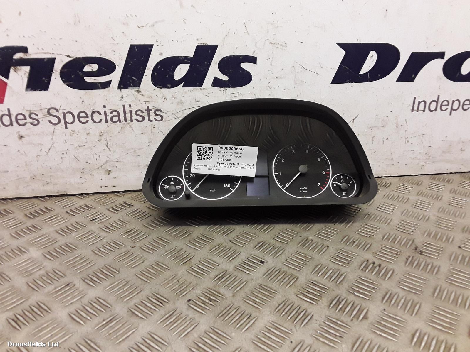 View Auto part Speedometer Mercedes A Class 2009