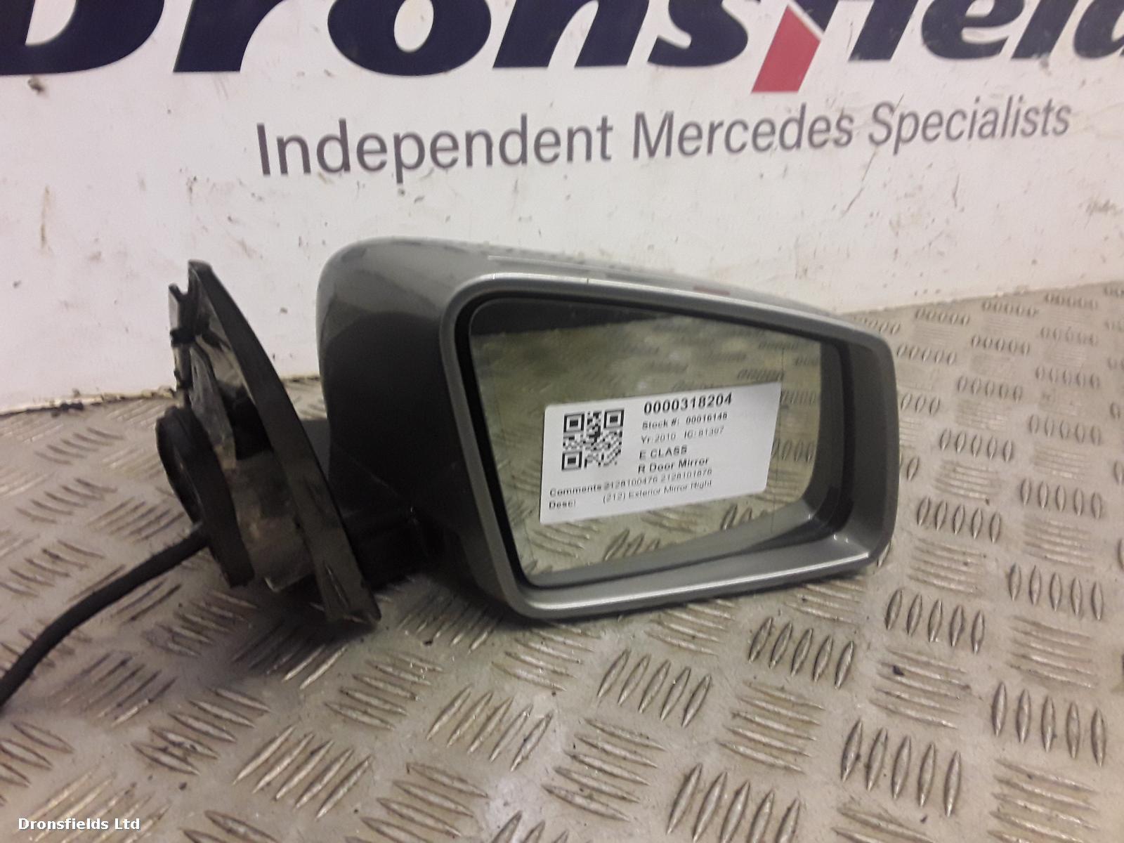 View Auto part R Door Mirror Mercedes E Class 2010
