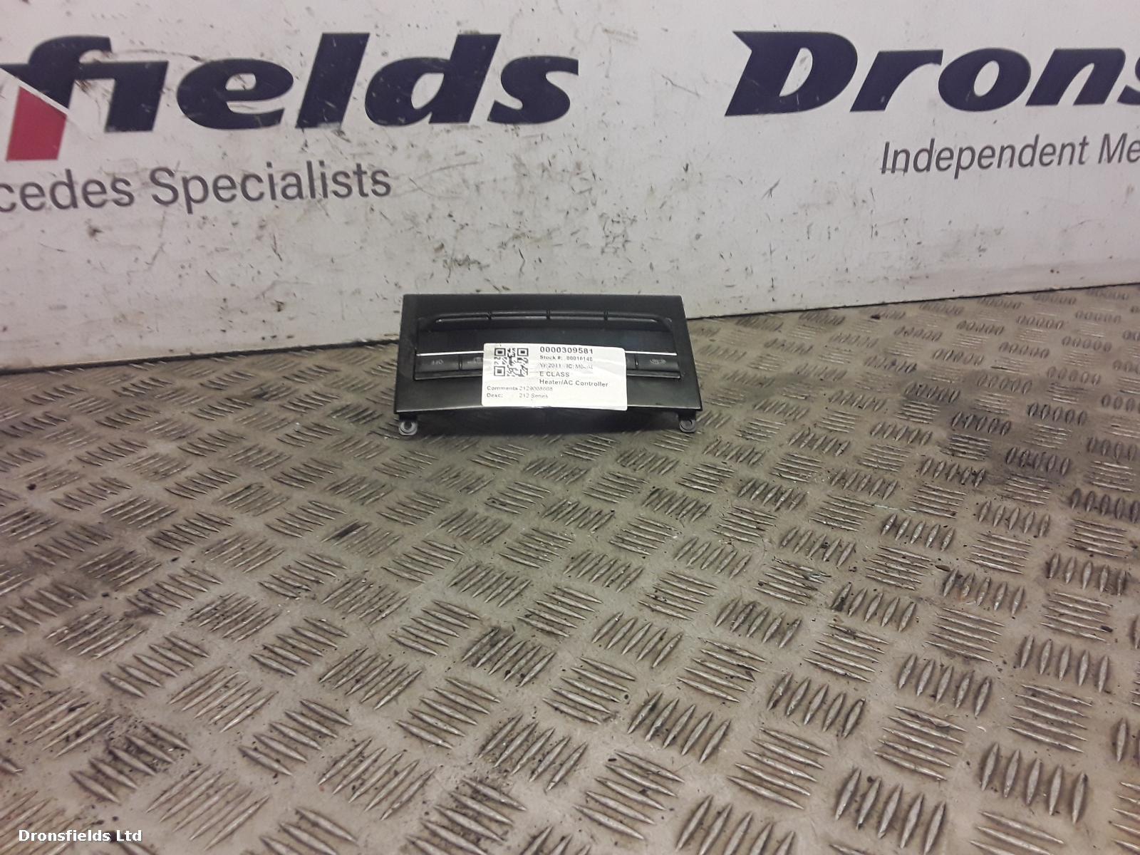 View Auto part Heater/AC Controller Mercedes E Class 2011