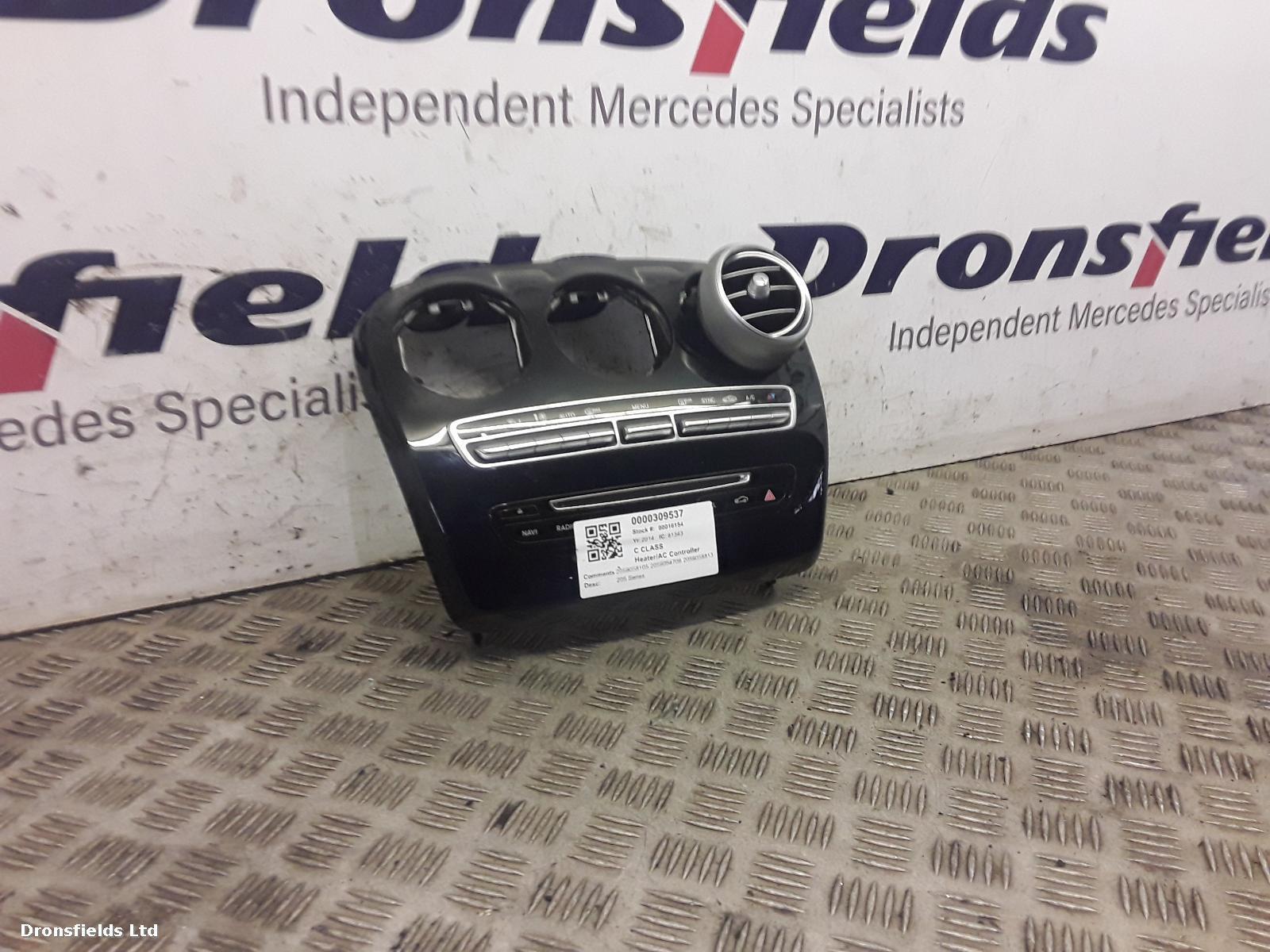 View Auto part Heater/AC Controller Mercedes C Class 2014