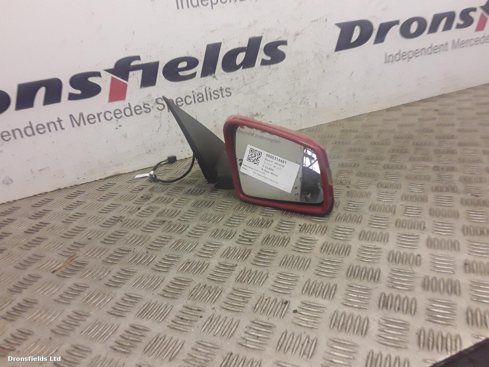 View Auto part R Door Mirror Mercedes C Class 2013