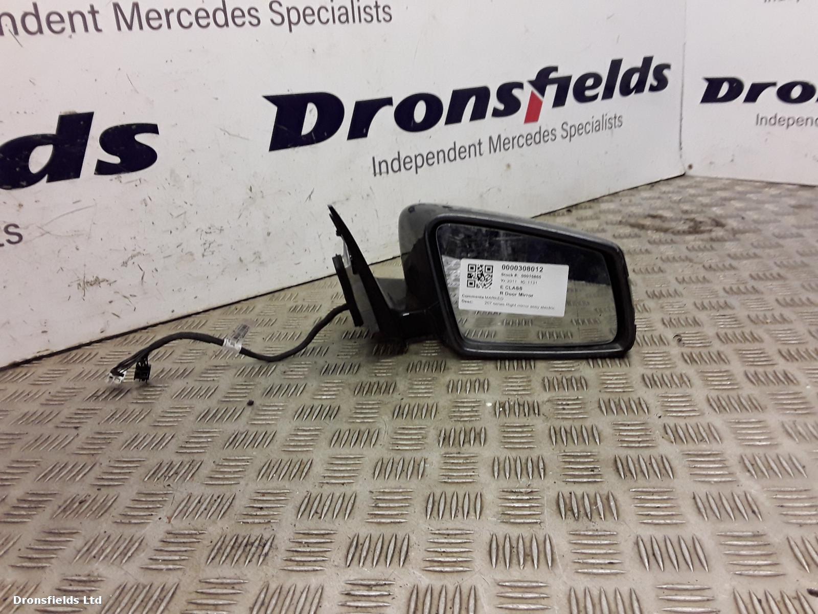 View Auto part R Door Mirror Mercedes E Class 2011