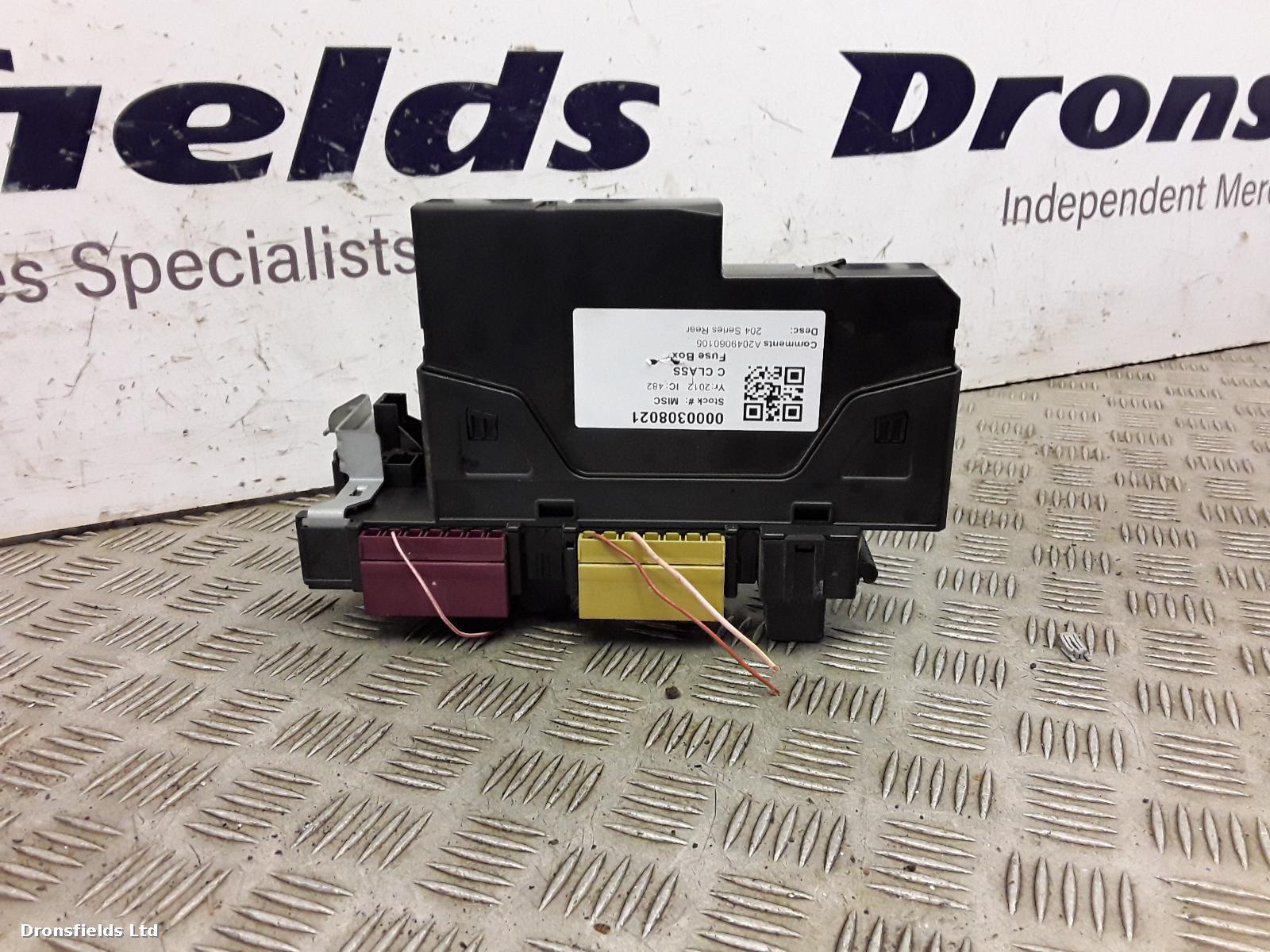 View Auto part Fuse Box Mercedes C Class 2012