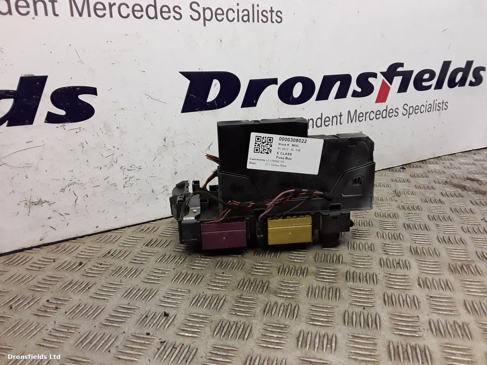 View Auto part Fuse Box Mercedes E Class 2012