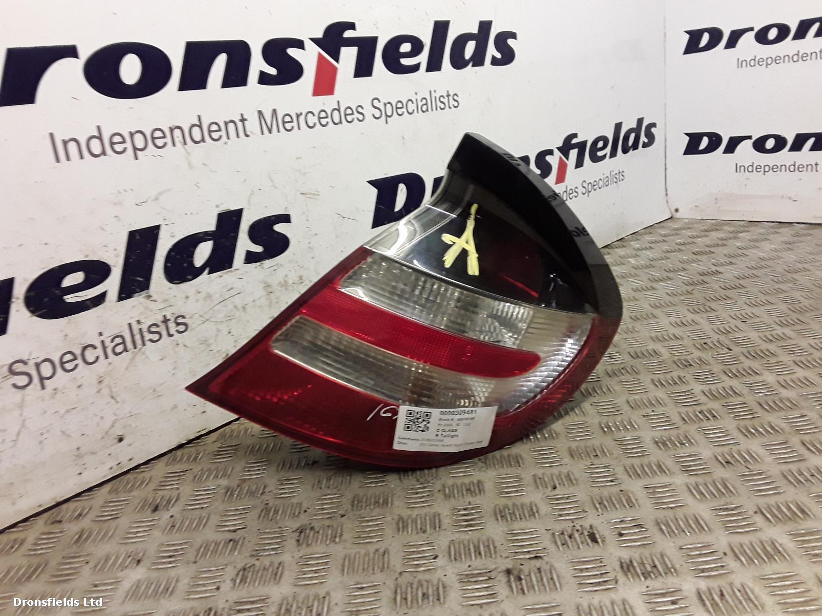 View Auto part R Taillight Mercedes C Class 2004