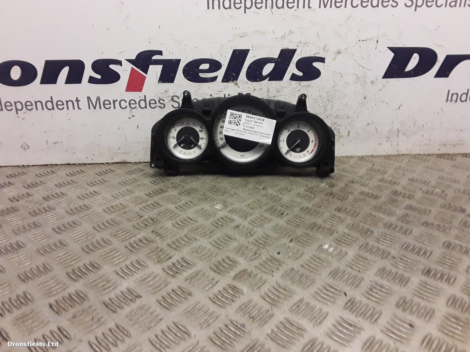 View Auto part Speedometer Mercedes C Class 2011
