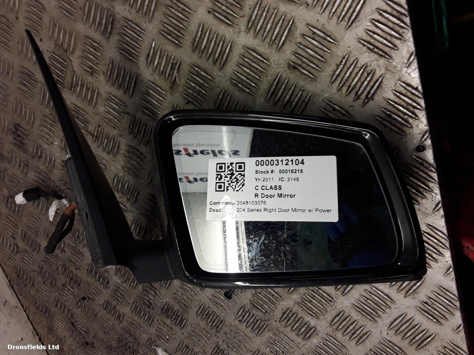 View Auto part R Door Mirror Mercedes C Class 2011