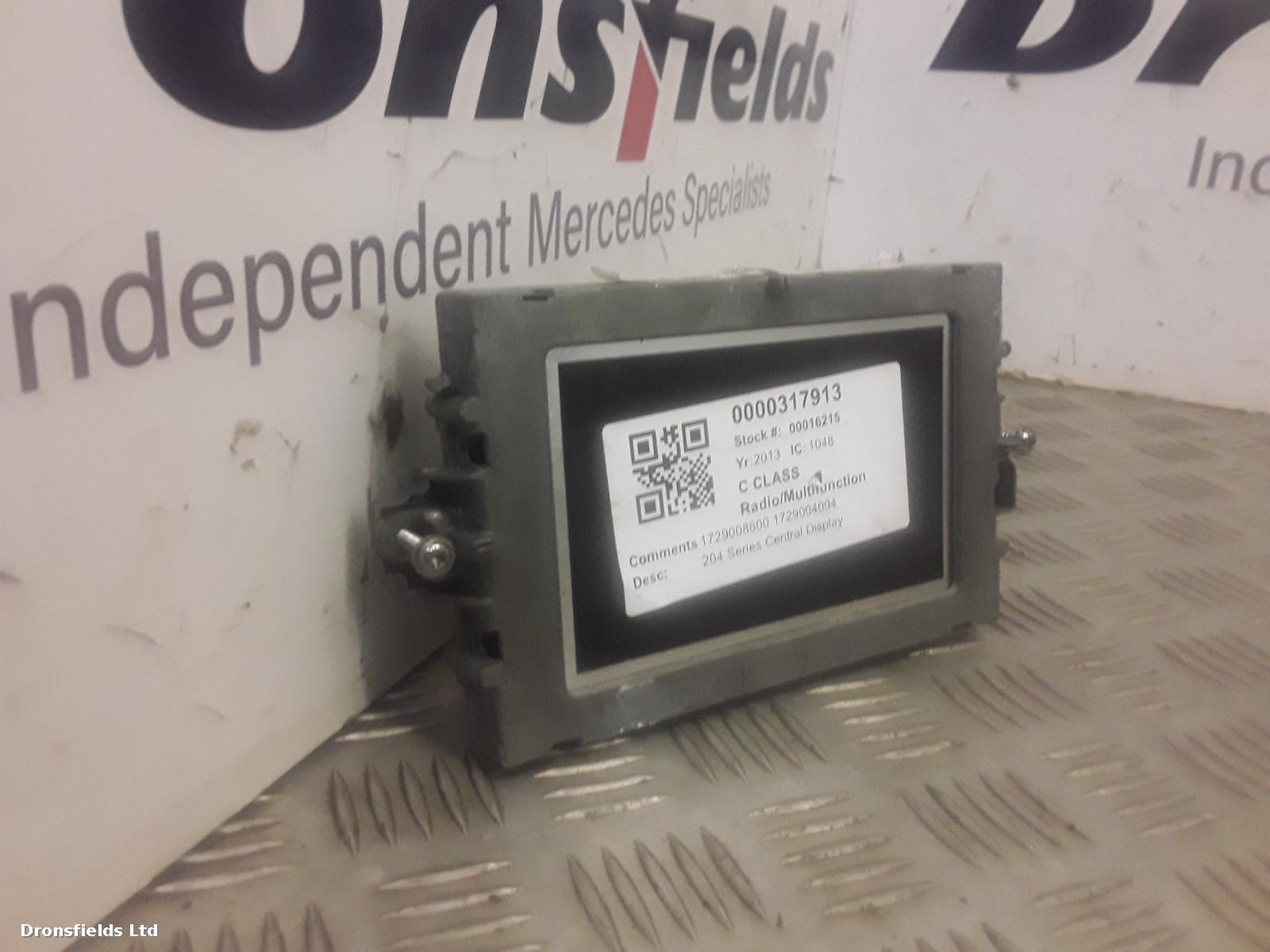 View Auto part Radio Display Mercedes C Class 2013