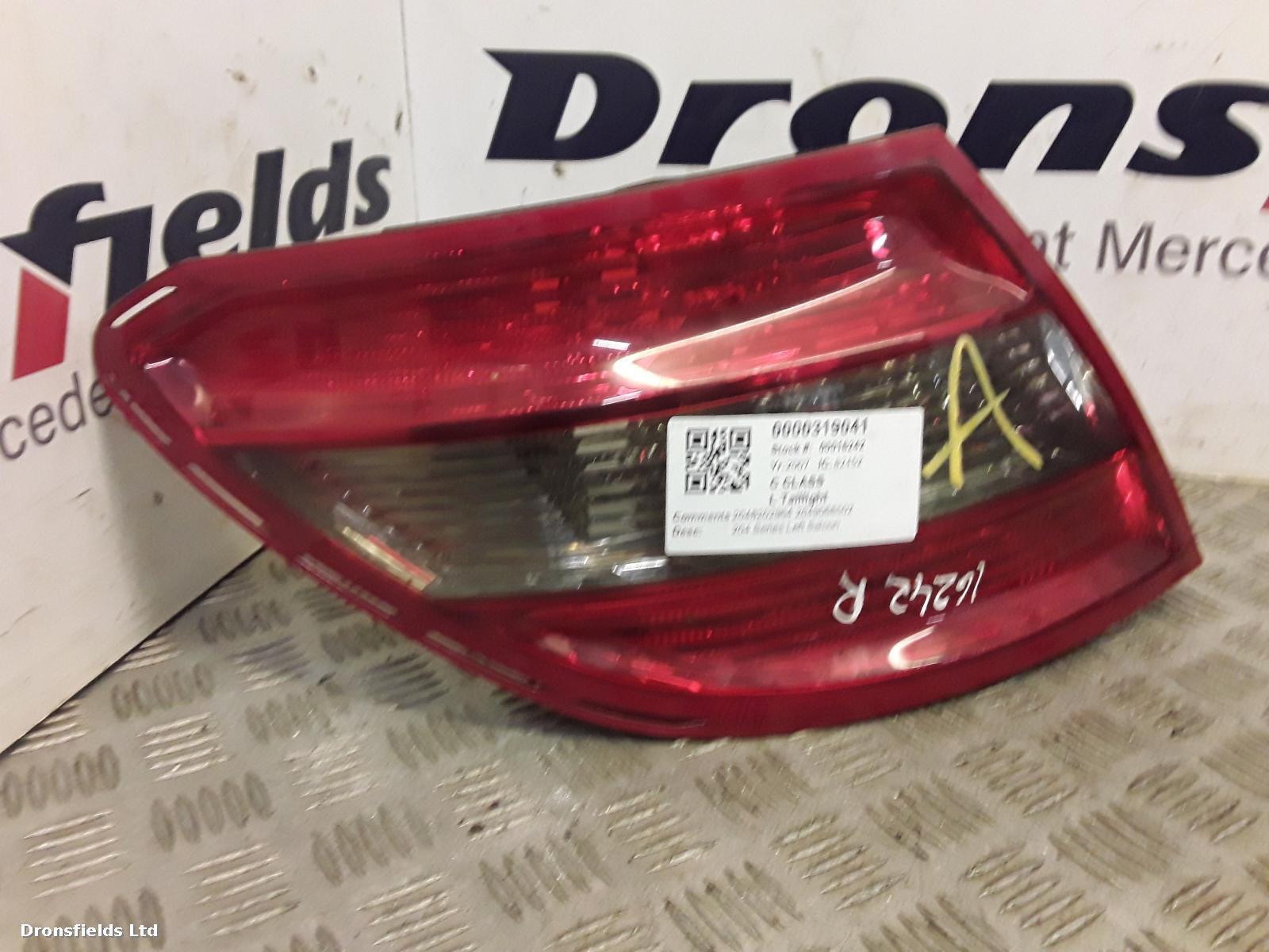 View Auto part L Taillight Mercedes C Class 2007