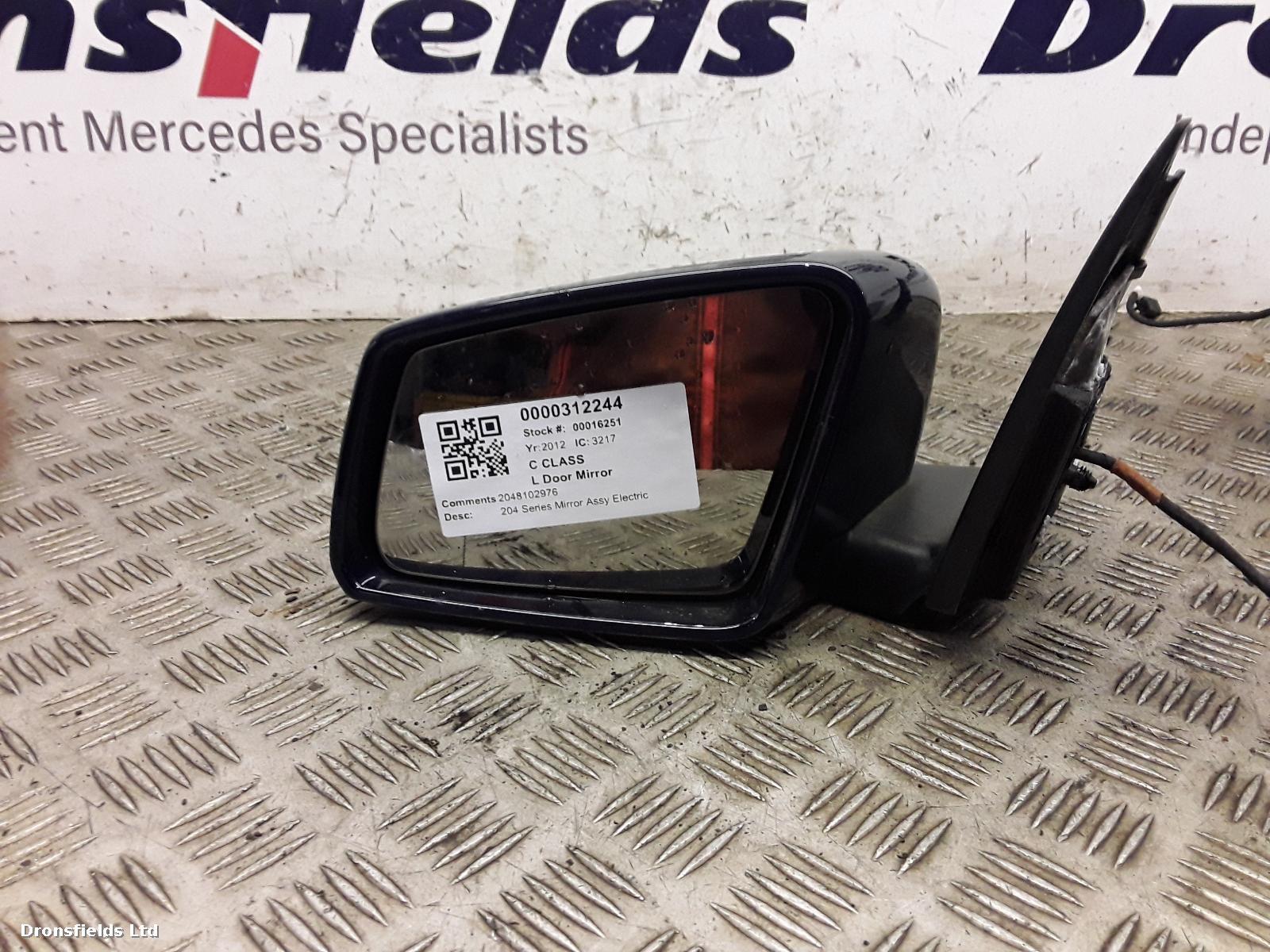 View Auto part L Door Mirror Mercedes C Class 2012