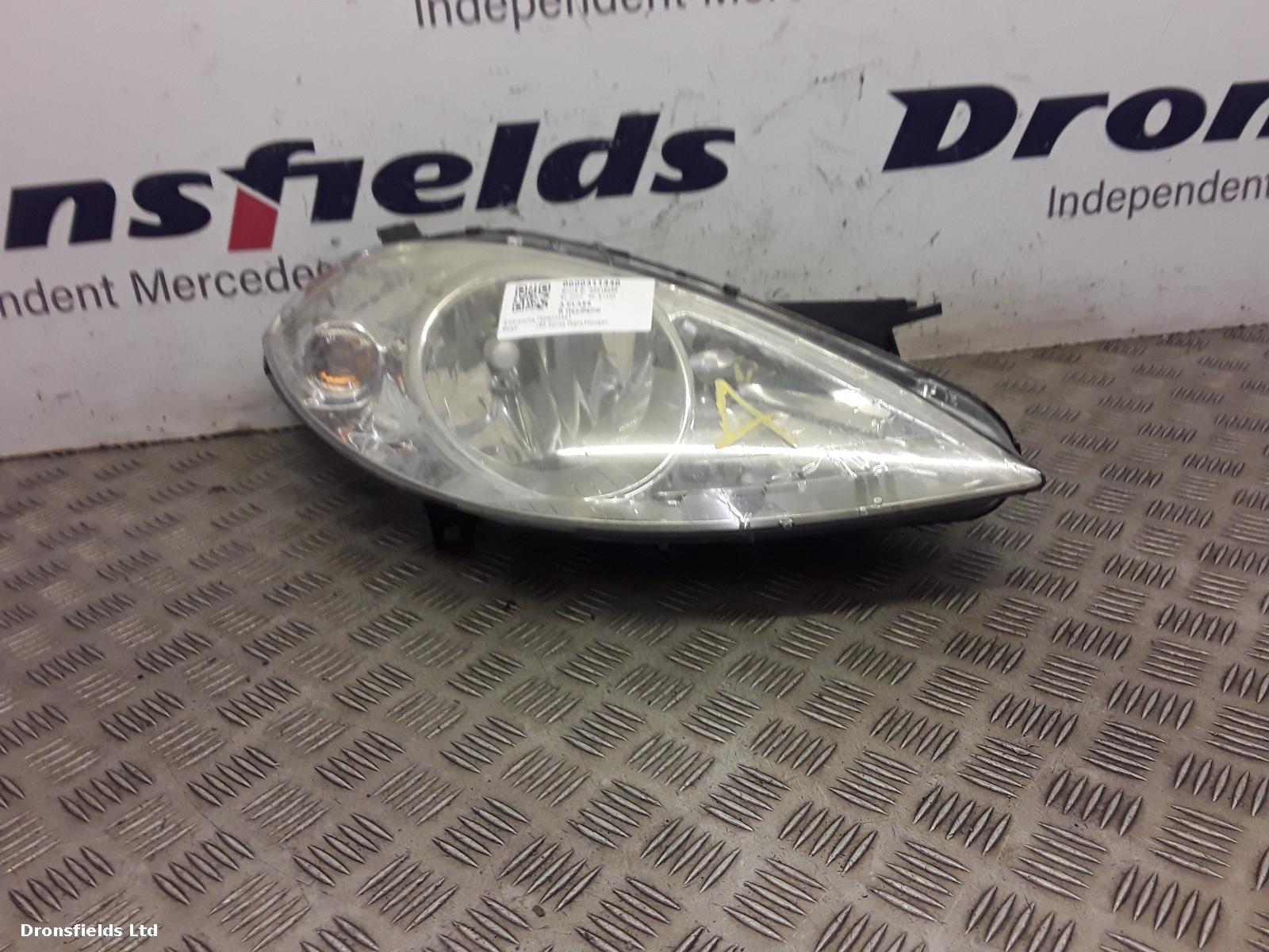 View Auto part R Headlamp Mercedes A Class 2007