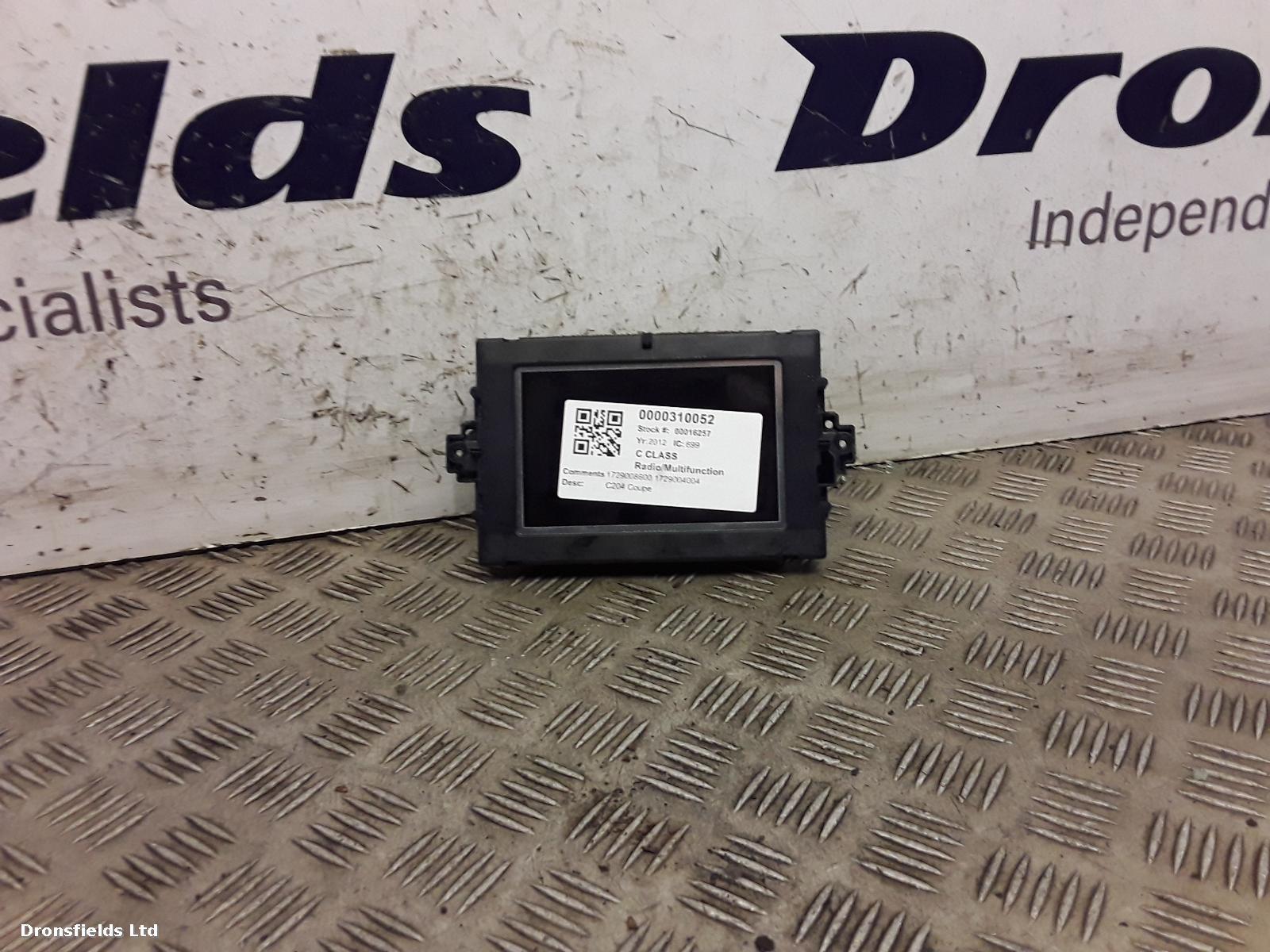 View Auto part Radio Display Mercedes C Class 2012