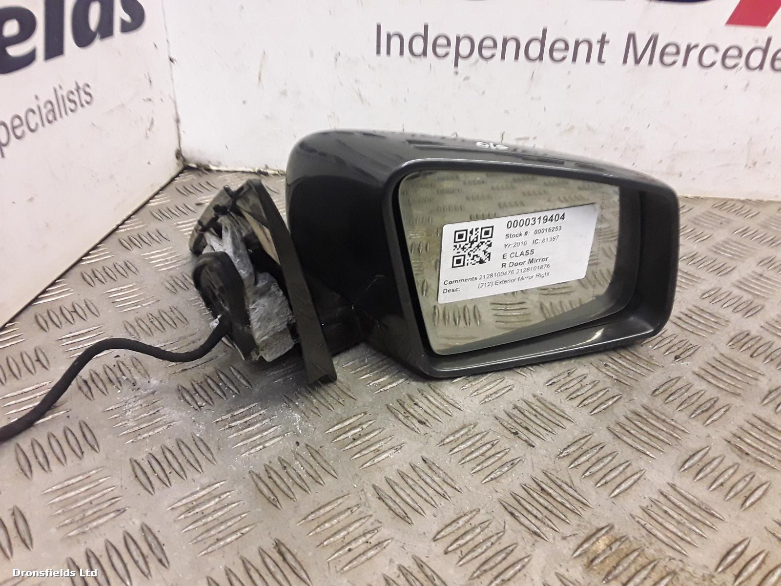 View Auto part R Door Mirror Mercedes E Class 2010