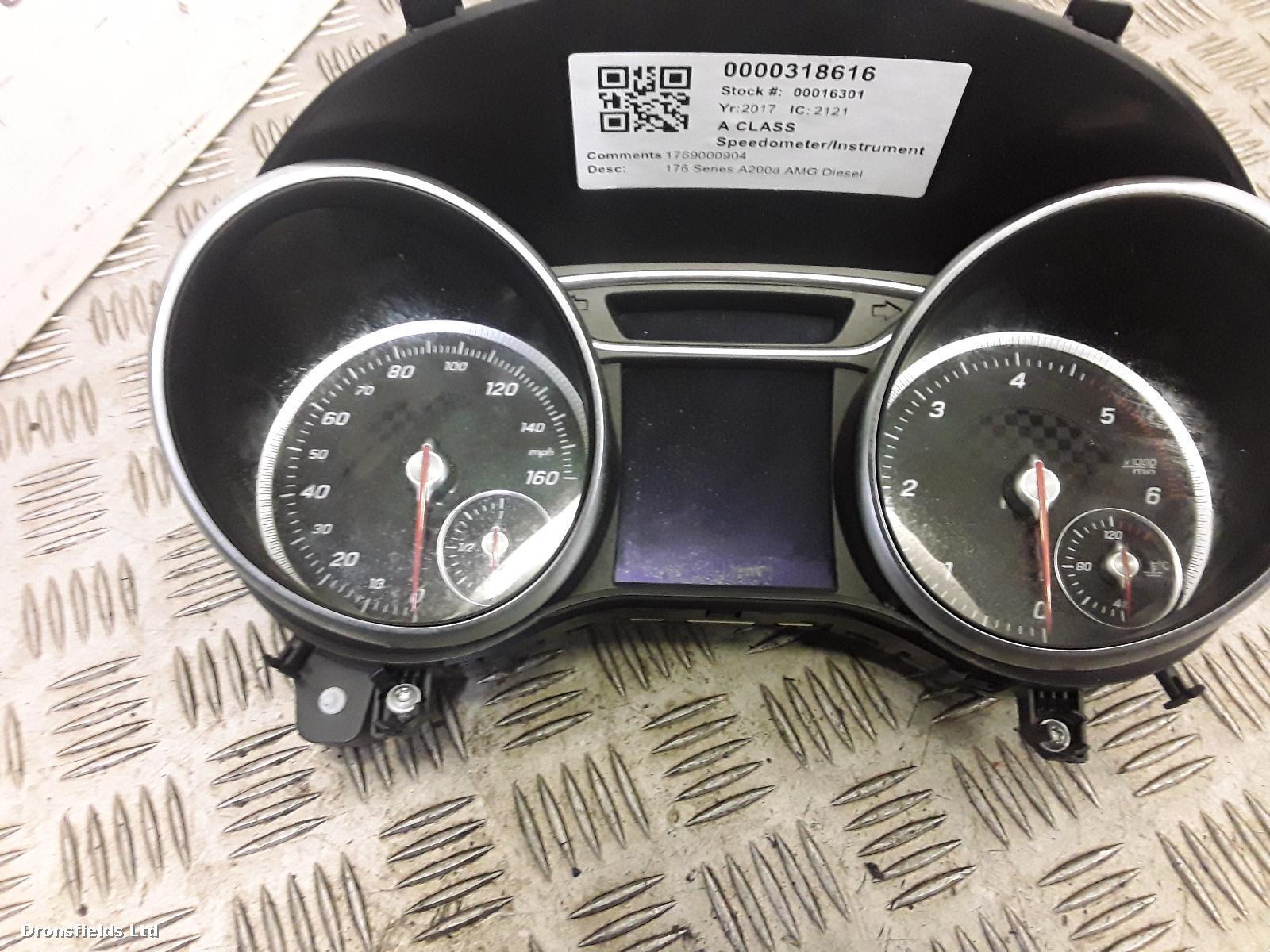 View Auto part Speedometer Mercedes A Class 2017