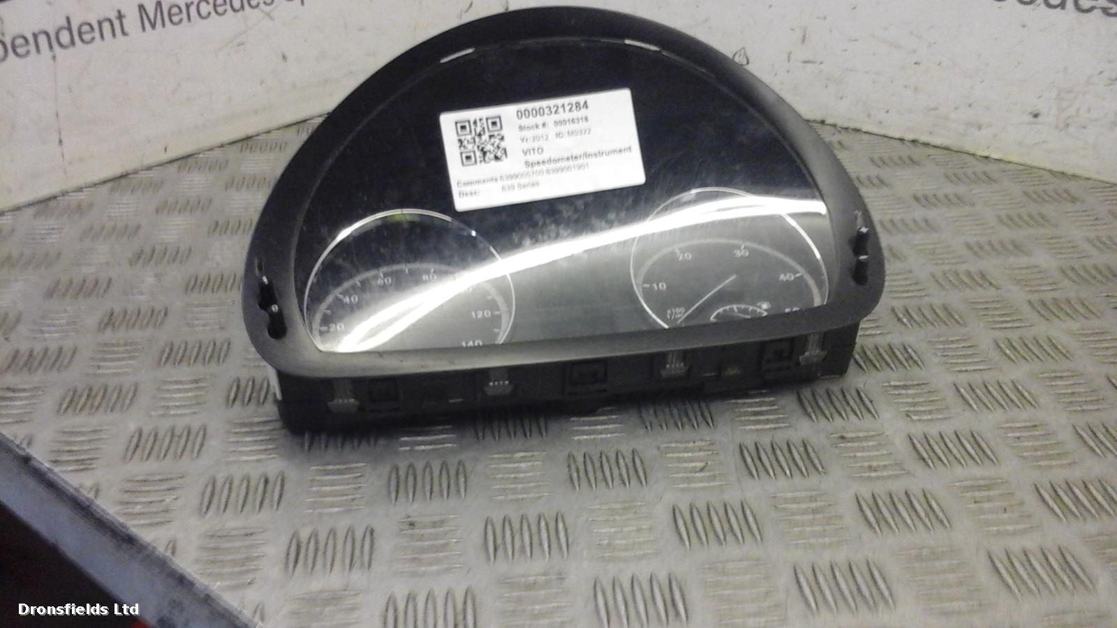 View Auto part Speedometer Mercedes Vito 2012