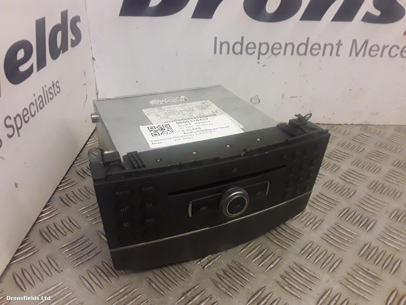 View Auto part A/V Equipment Mercedes C Class 2009