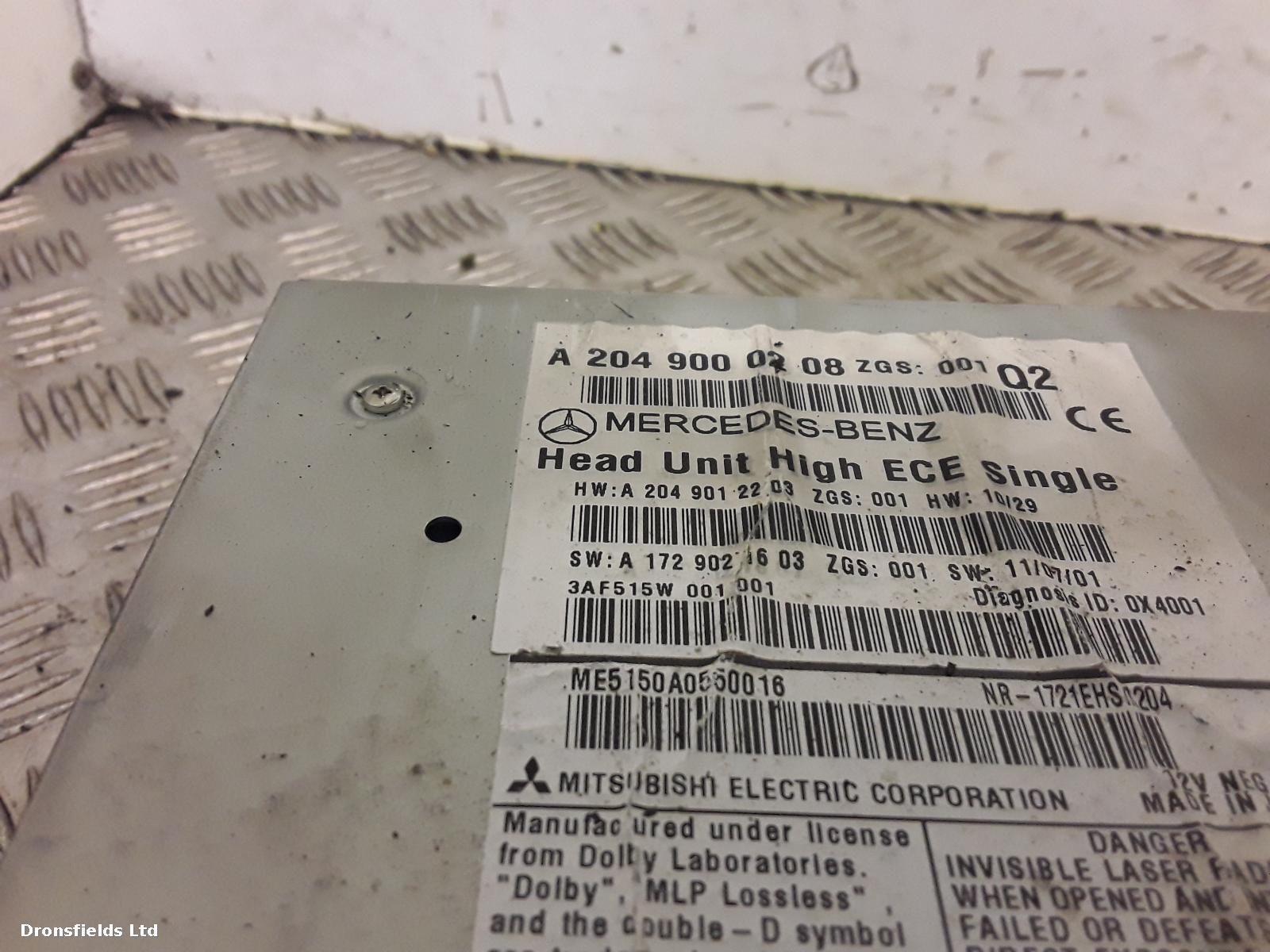 View Auto part A/V Equipment Mercedes C Class 2011
